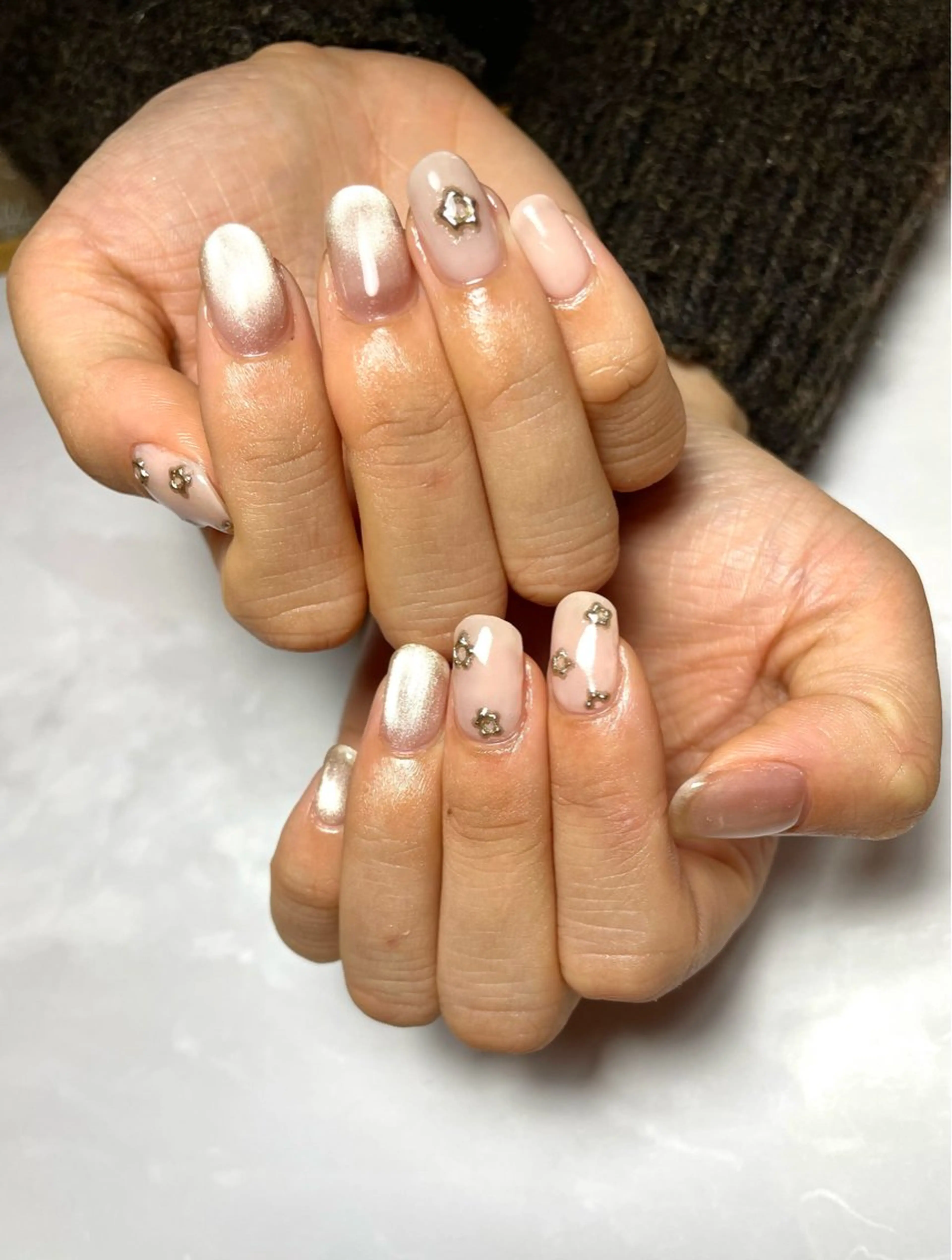 ネイル アートネイル フラワーネイル ︎︎☾ minami︎︎☾のネイルデザイン
