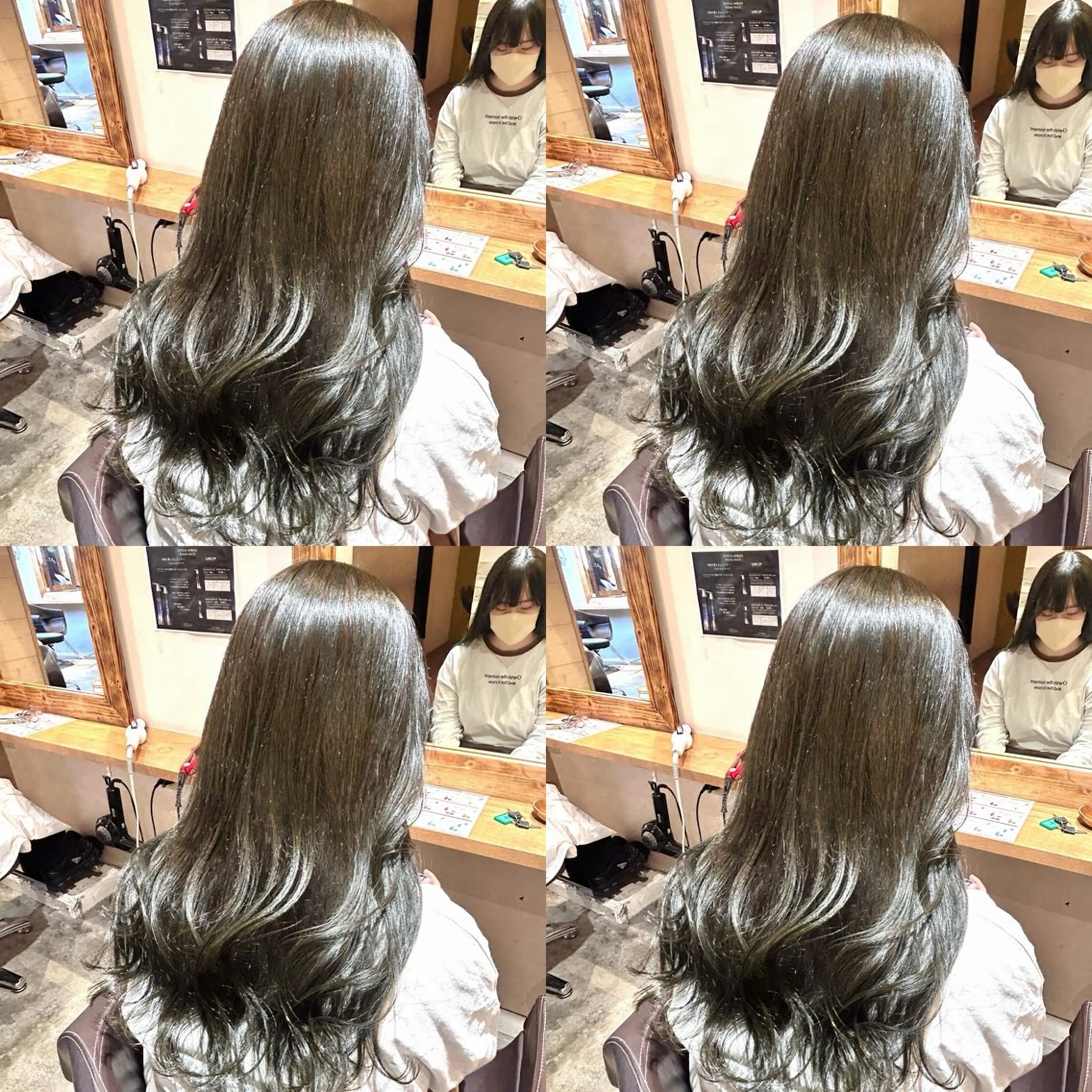 カラー グレージュ オリーブグレージュ オリーブグレー 髪質改善 カット ヘアカラー トリートメント 韓国レイヤー ×髪質改善✨純大のヘアスタイル