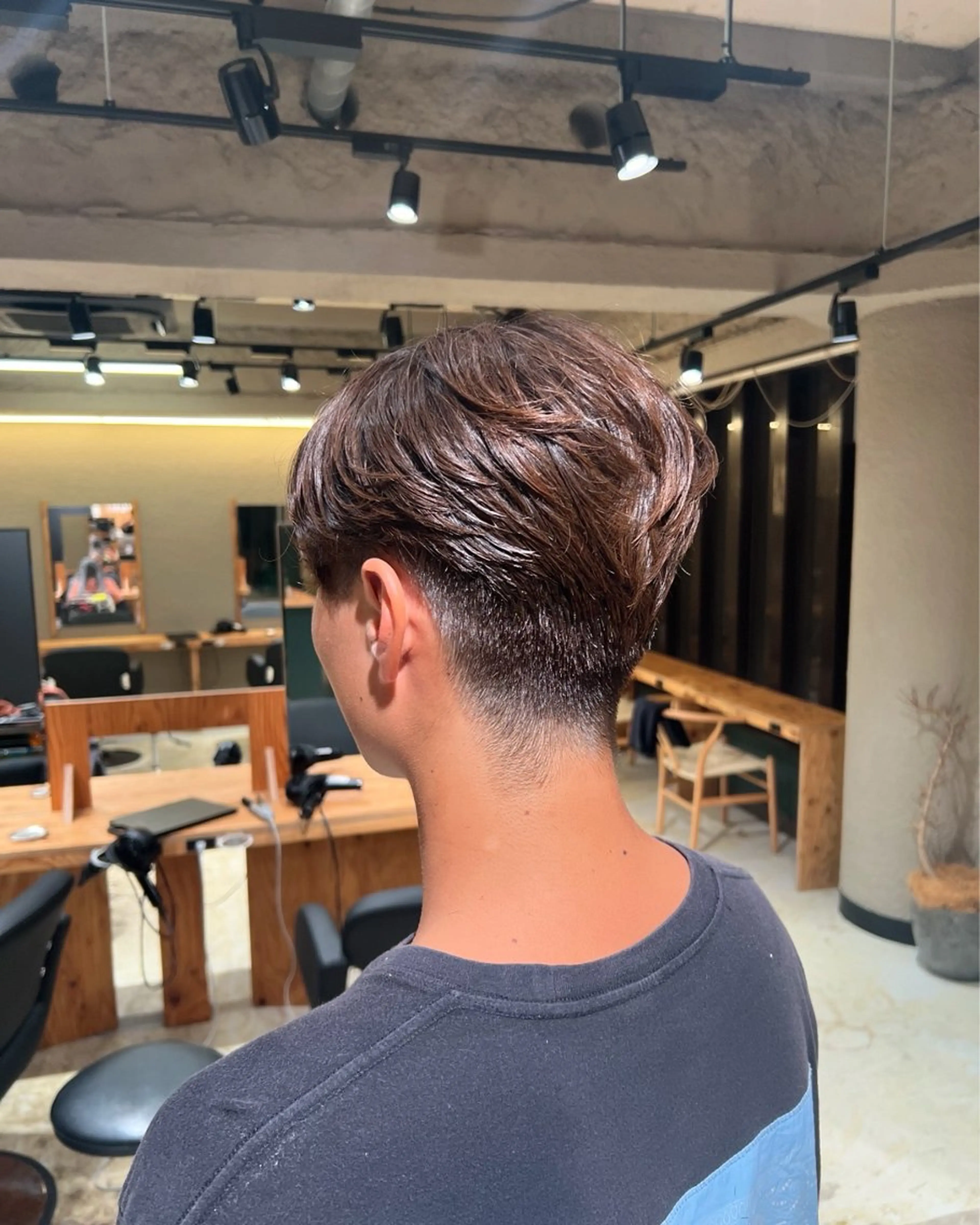 ショート メンズ カット トリートメント 💖難波レイヤー カット💖ツバサのヘアスタイル