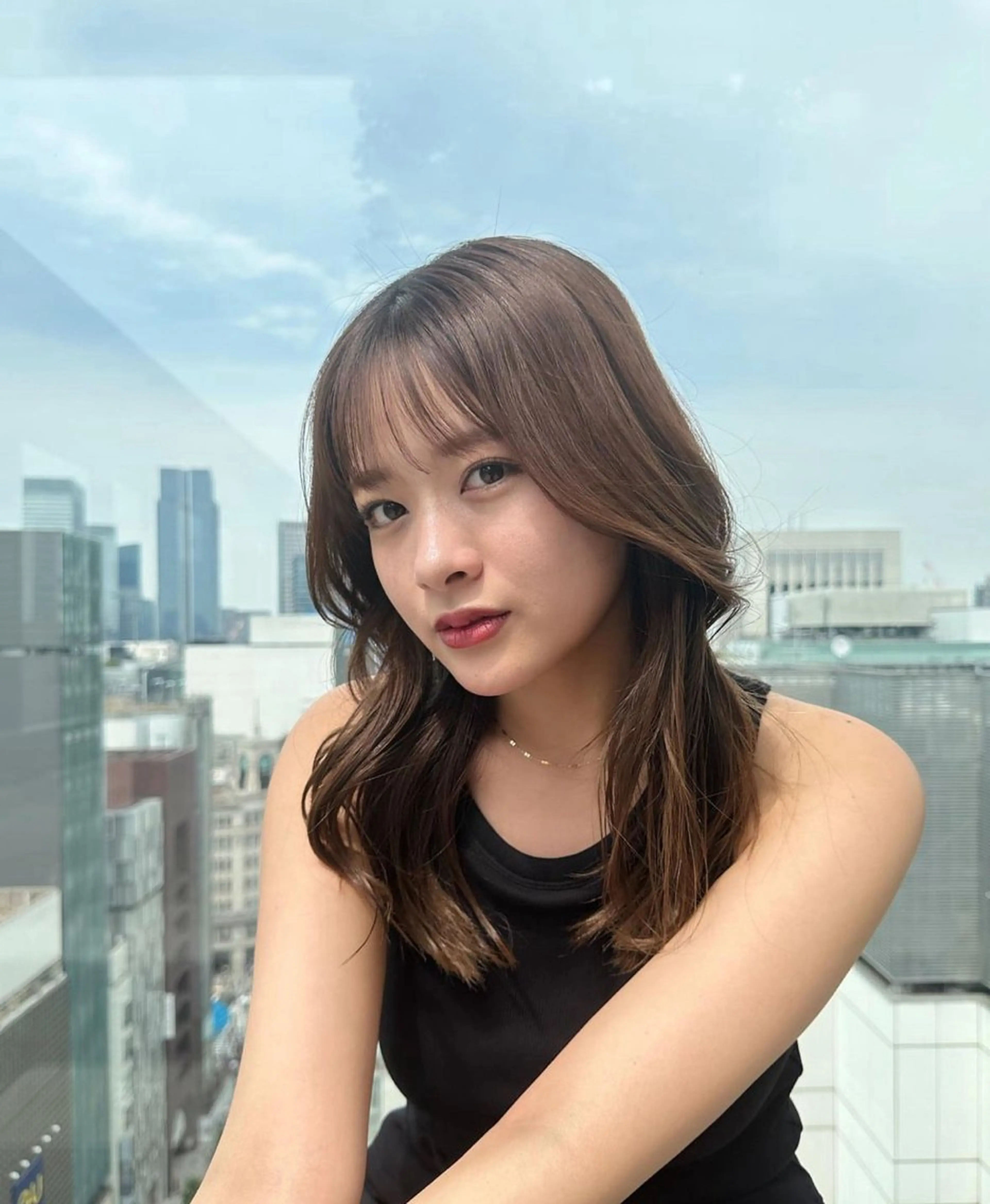 ミディアム カラー COA GINZA 小野澤駿のヘアスタイル
