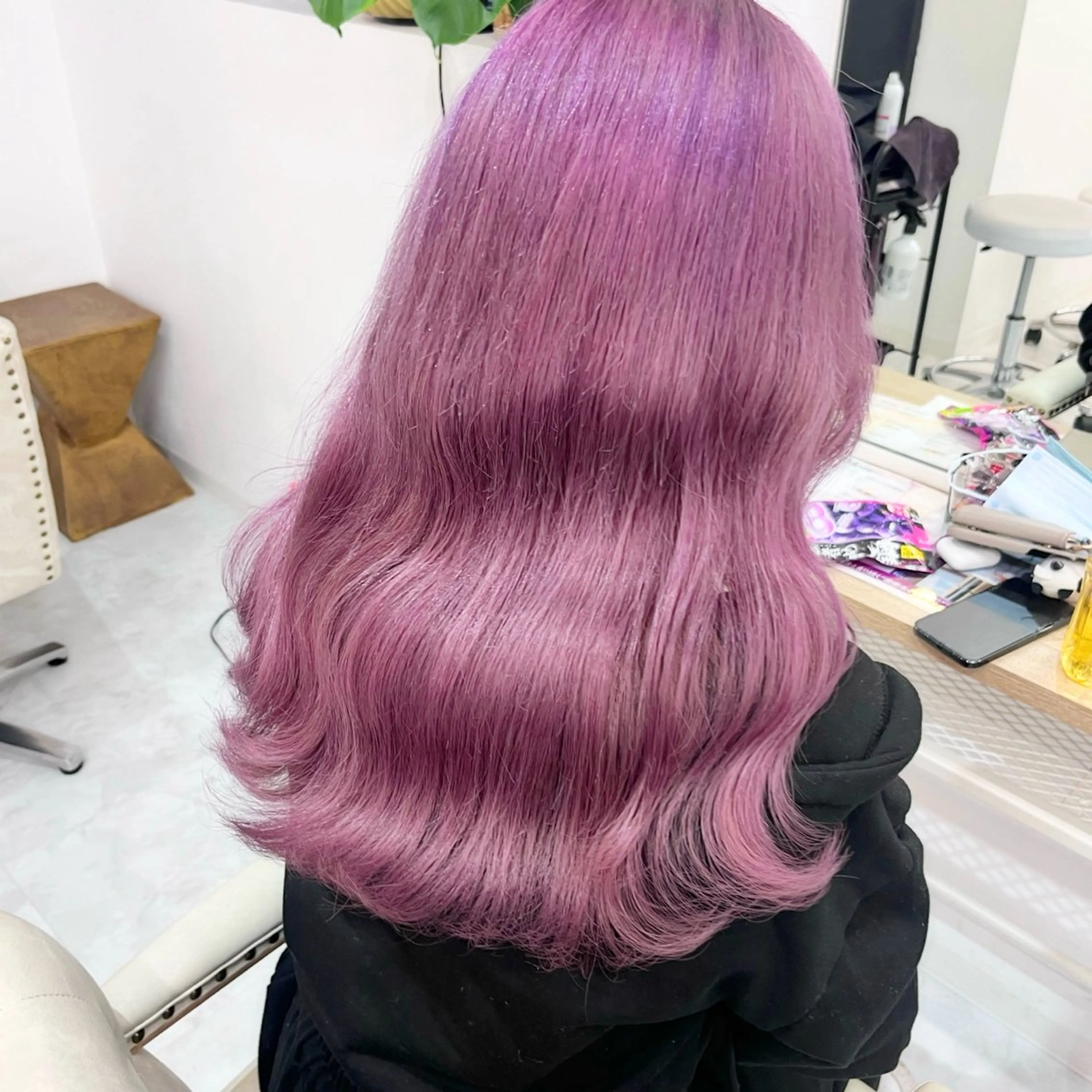 ロング カラー ヘアアレンジ 🎀韓国ヘア🎀 𝐬𝐚𝐫𝐚🎀のヘアスタイル