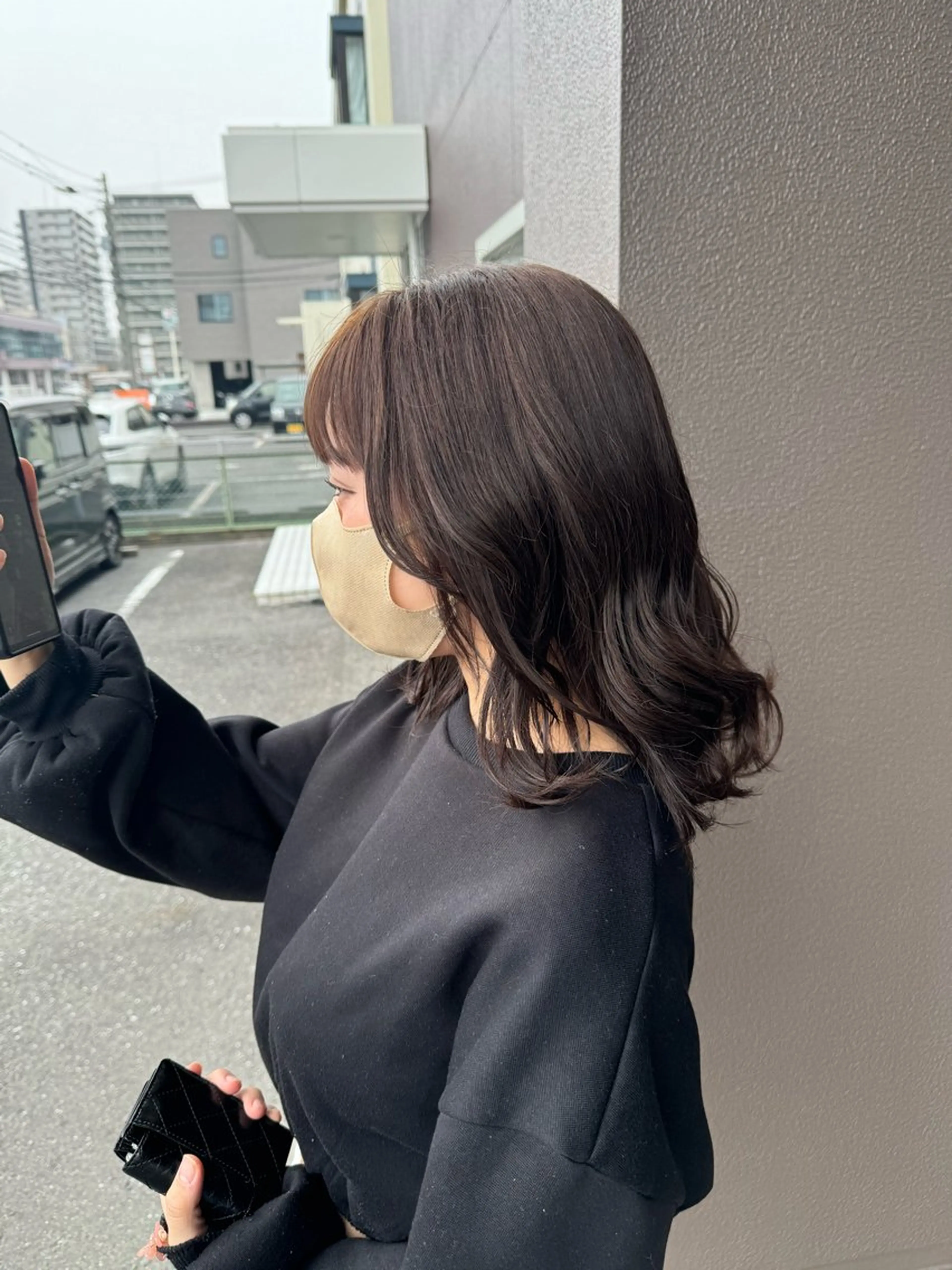 セミロング ヘアカラー トリートメント 🔅透明感カラー切田 はじめ🔆のヘアスタイル