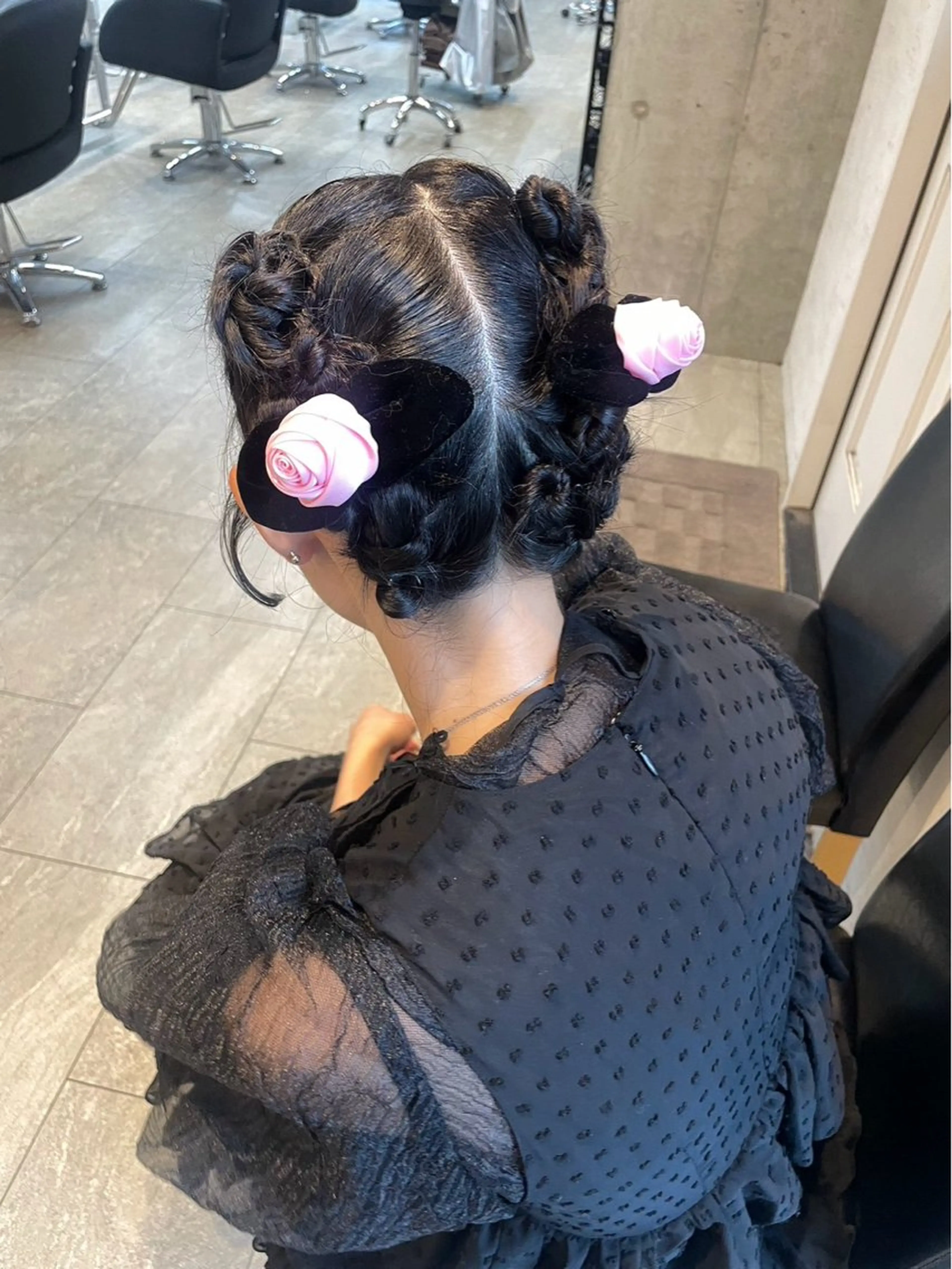 セミロング ヘアアレンジ ヘアセット Reve resort所属・美髪× ヘアセット✨Araiのヘアスタイル