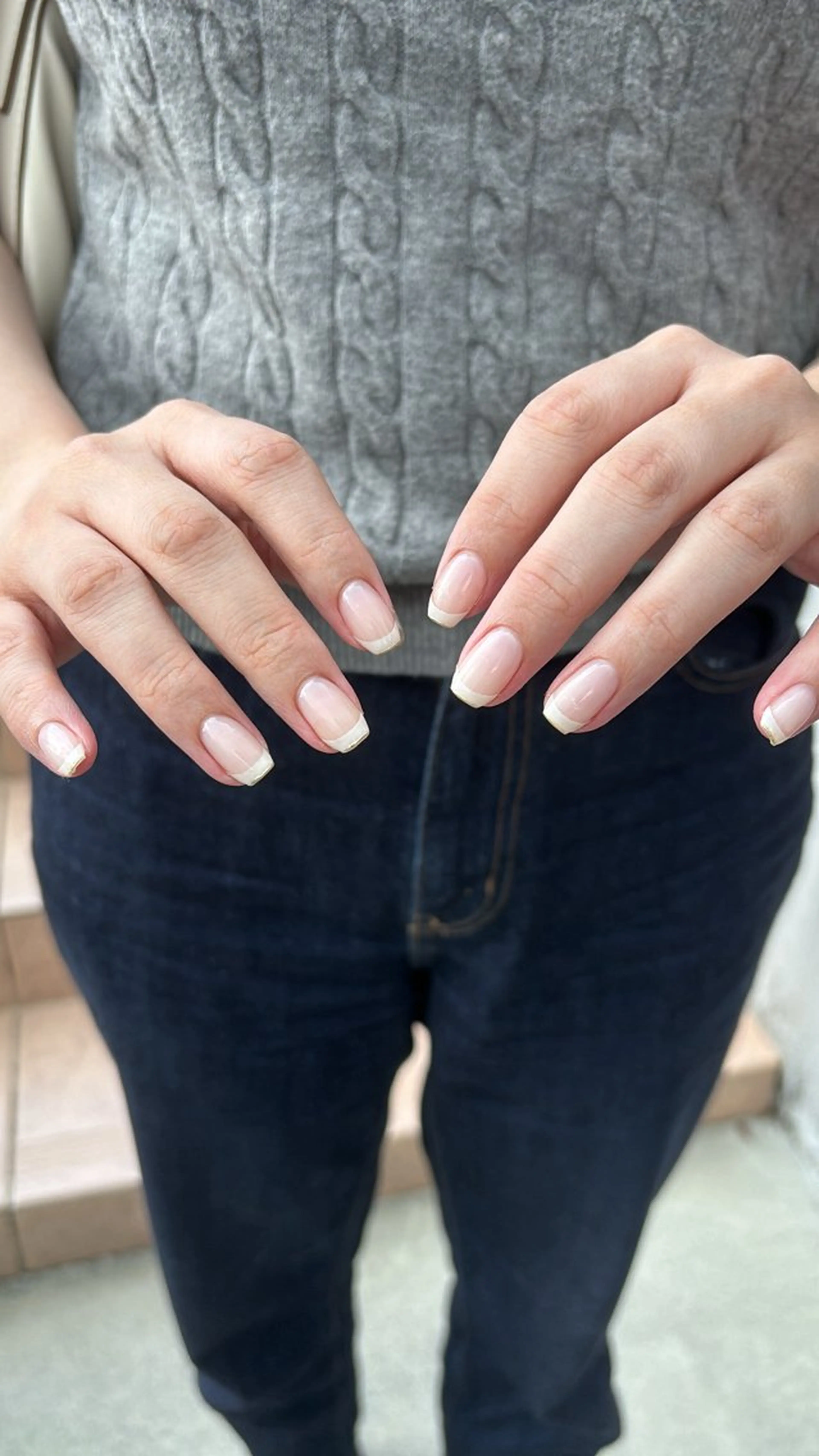 ネイル フレンチネイル ミラーネイル Nail salon RAVE所属・Kinjo Shionのネイルデザイン