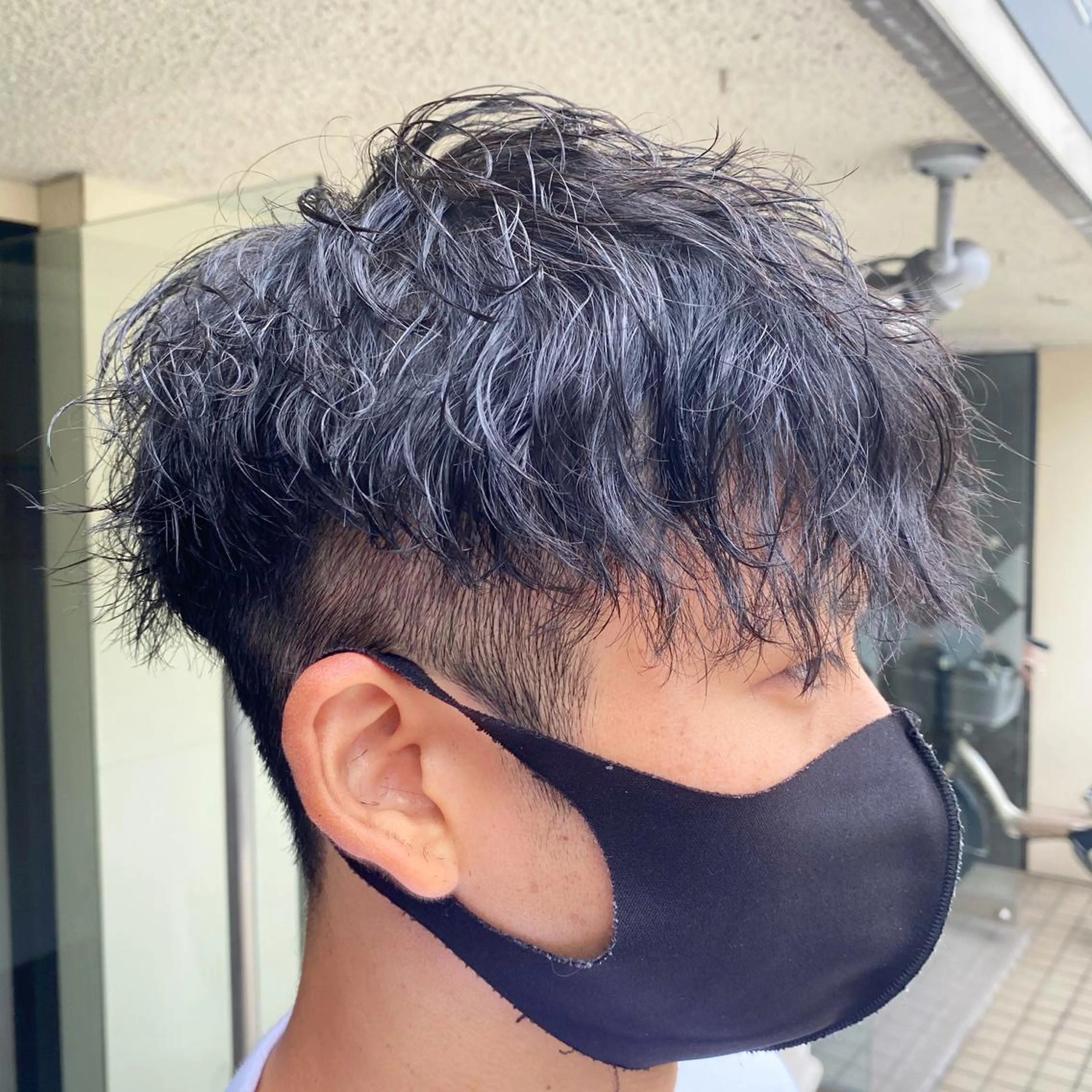 ショート パーマ メンズ メンズパーマ メンズツイストパーマ ツイストスパイラルパーマ スパイラルパーマ ツイストパーマ TELA HAIR   岩槻所属・TELA HAIR 岩槻　高梨のヘアスタイル