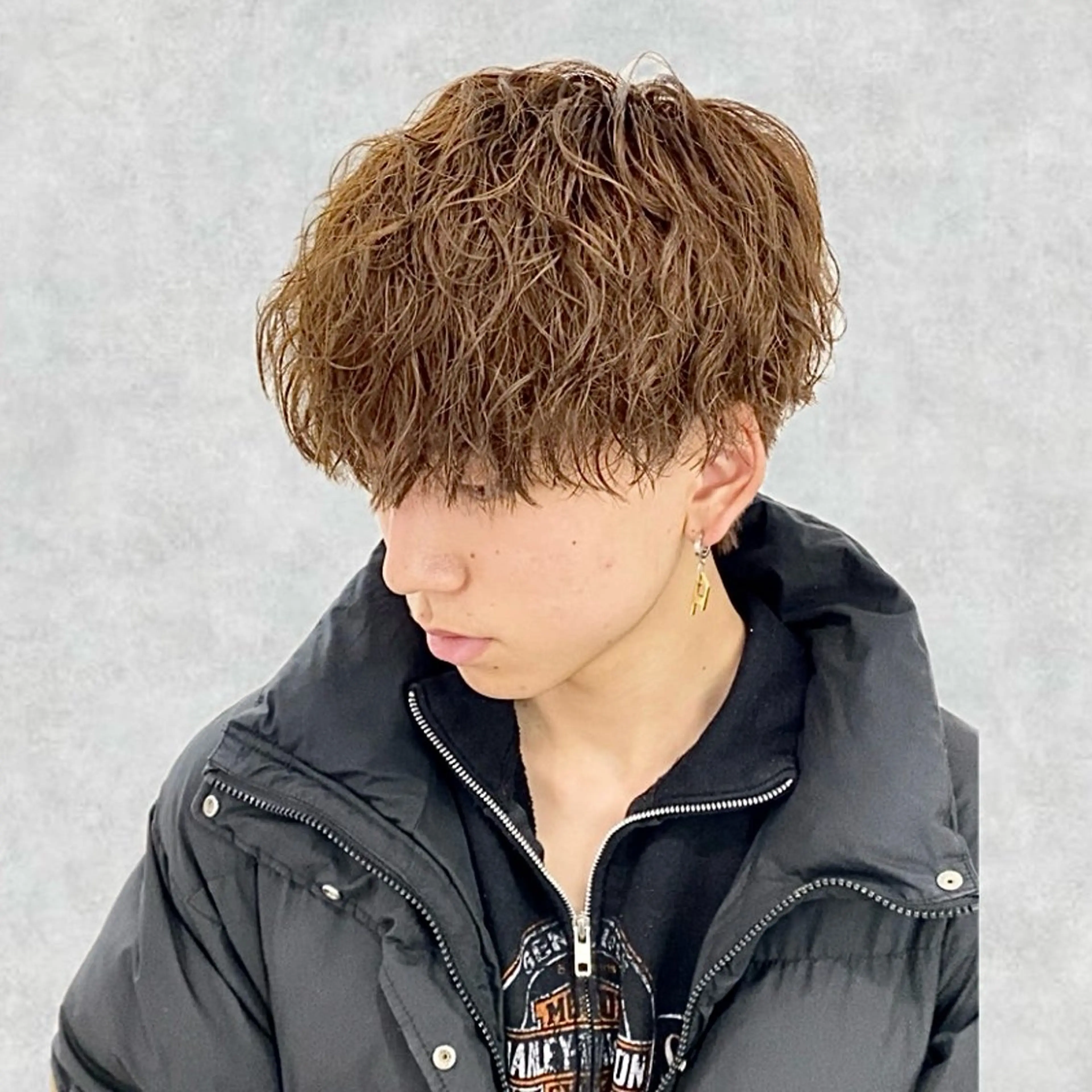 【🔰イメチェンにおすすめ🔰】メンズカット+カラー(ブリーチ無)+パーマの写真