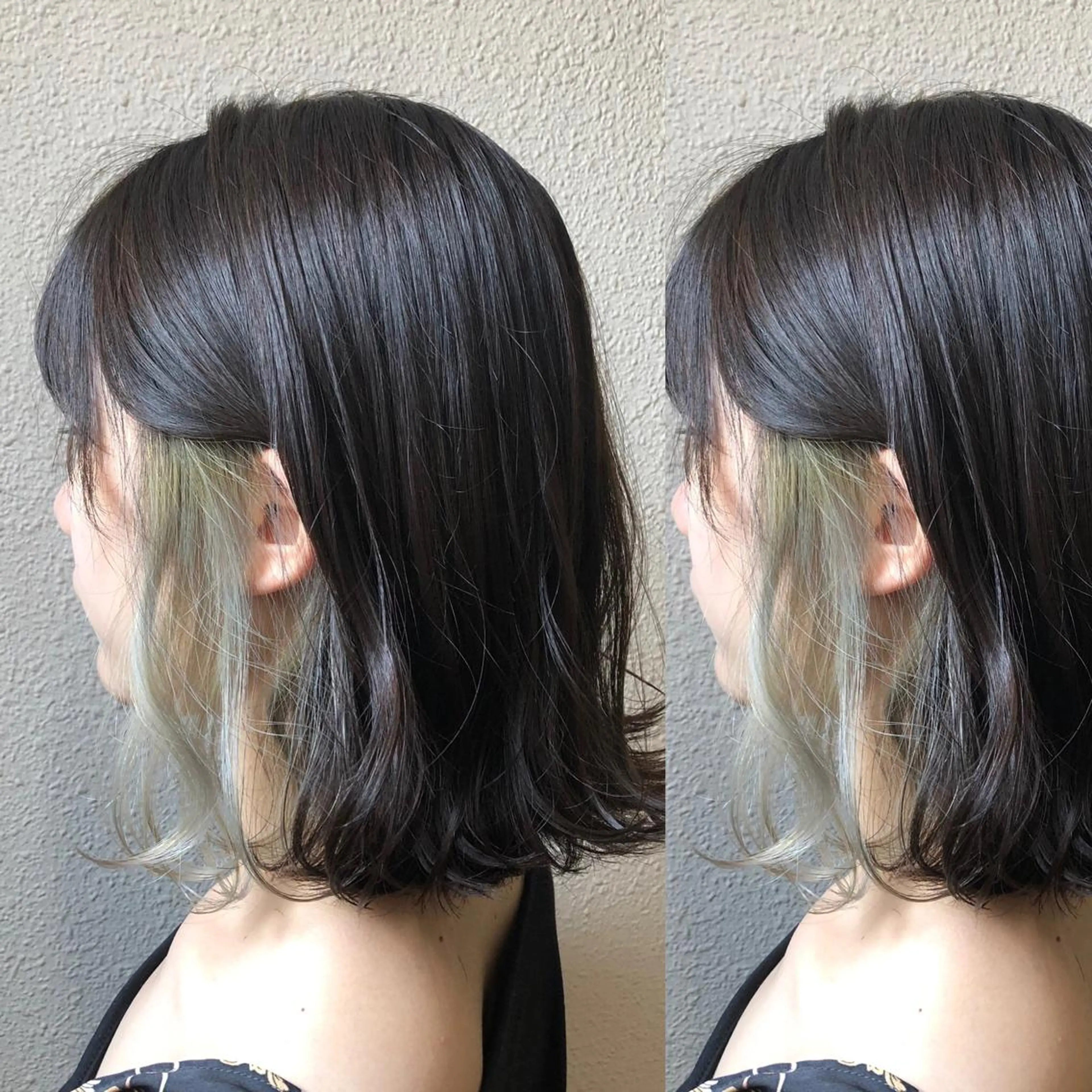 ミディアム カラー インナーカラー feery所属・中司 莉菜のヘアスタイル