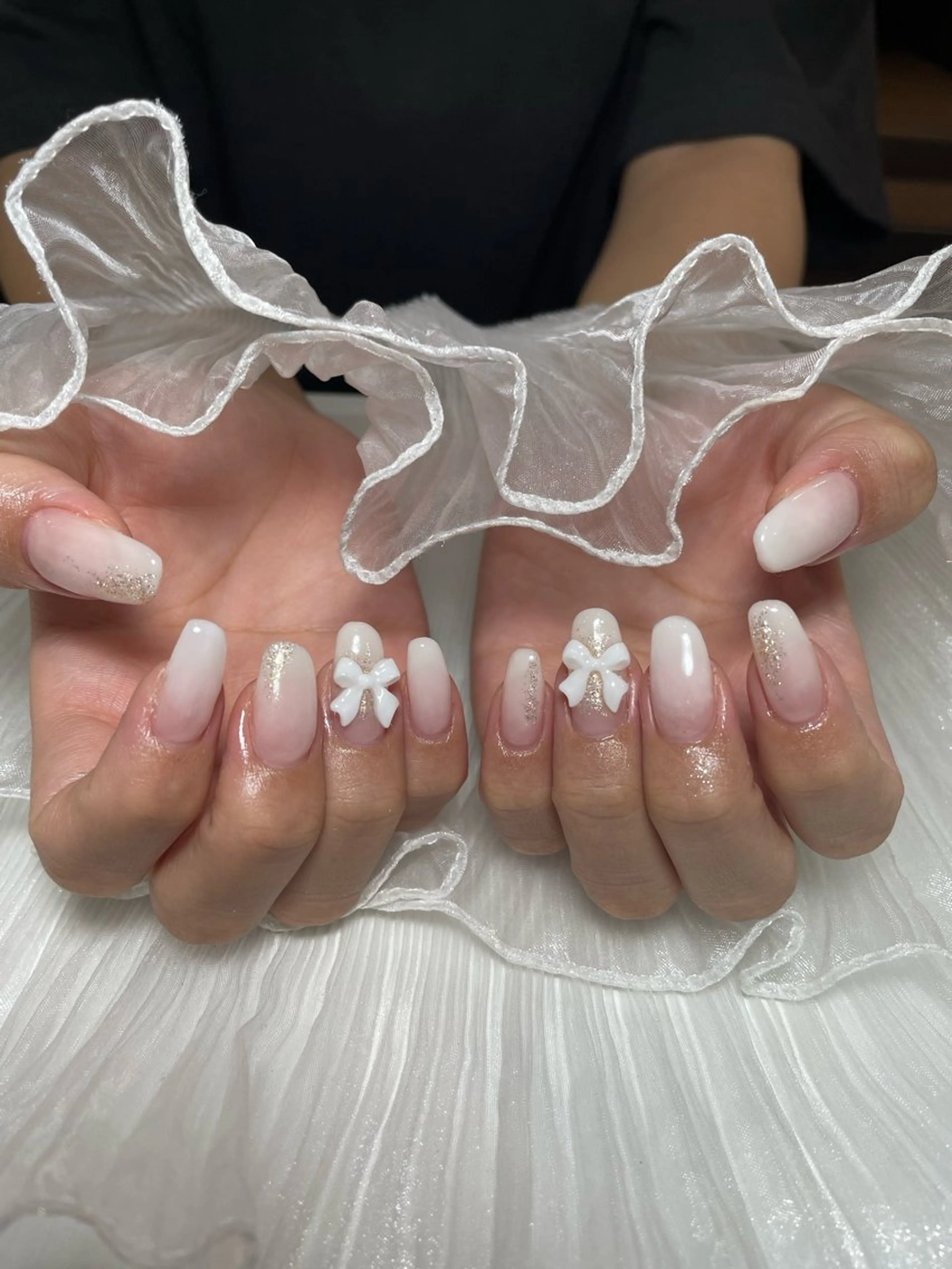 ネイル ハンドネイル ‪るか/‪透明感 カラー/アレンジのヘアスタイル