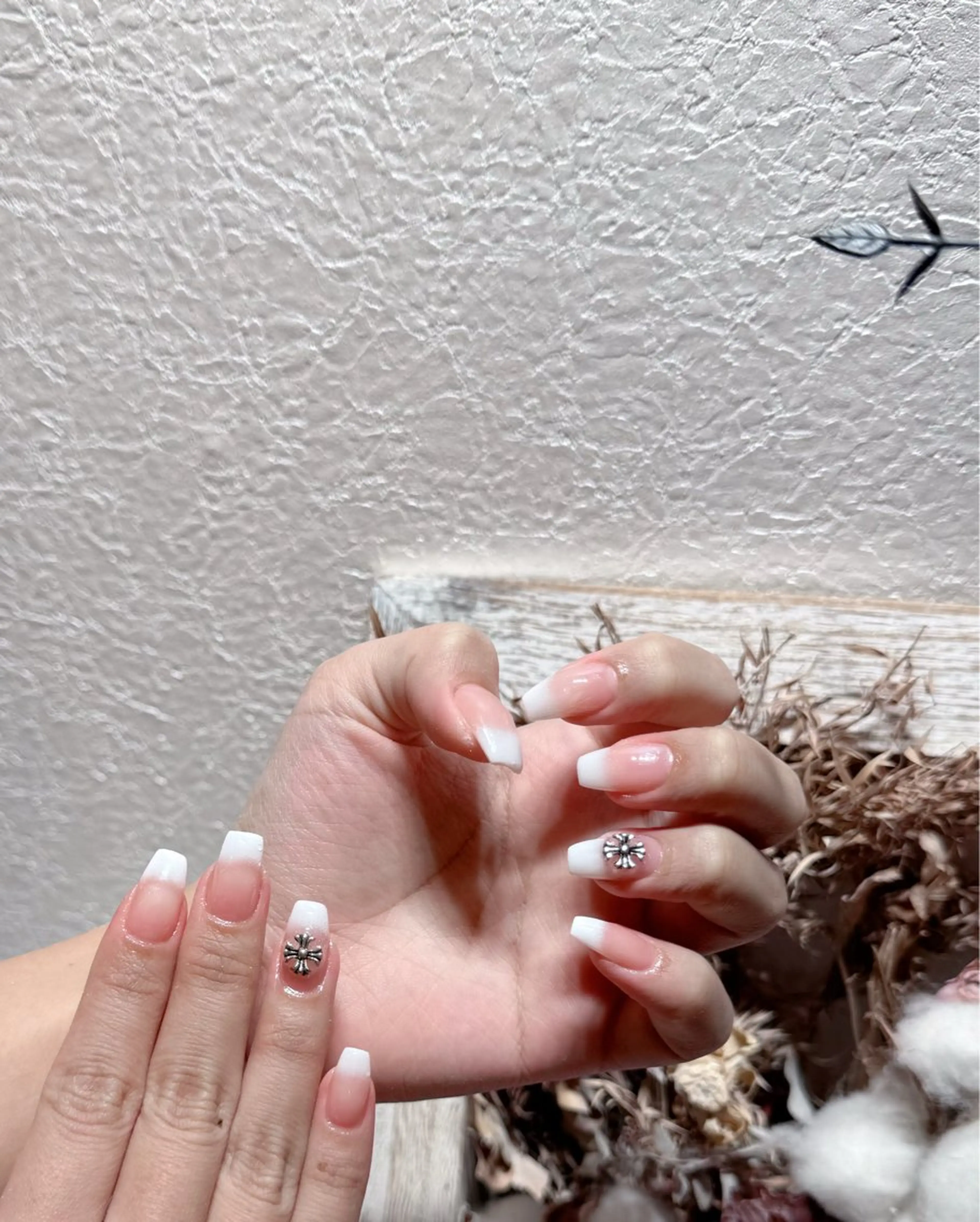 ネイル アートネイル フットネイル ジェルネイル ハート マグネットネイル Babarla　Nail　Salon所属・babarla Nailのネイルデザイン