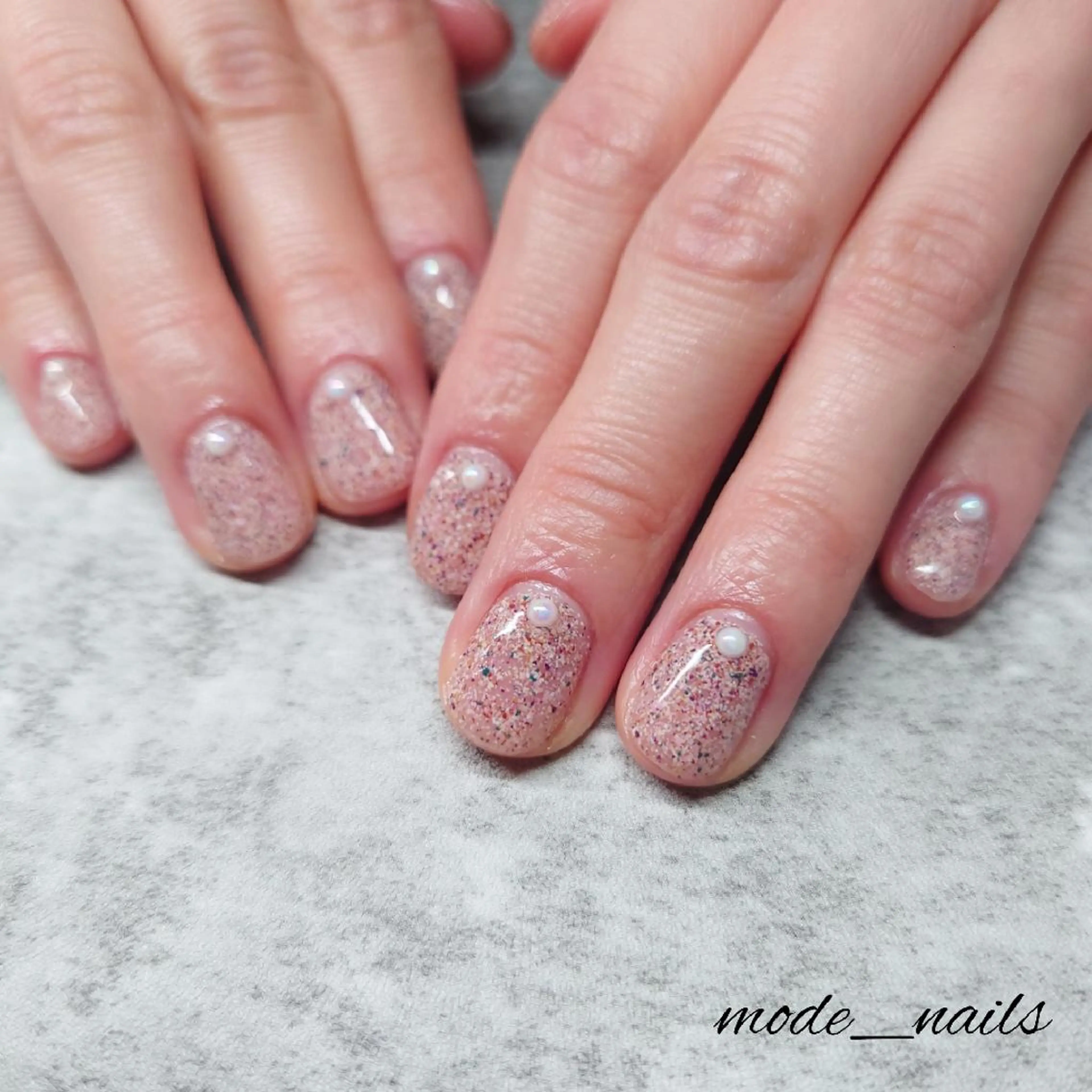 ネイル ショート 滋賀県草津市ネイル mode_nailsのネイルデザイン