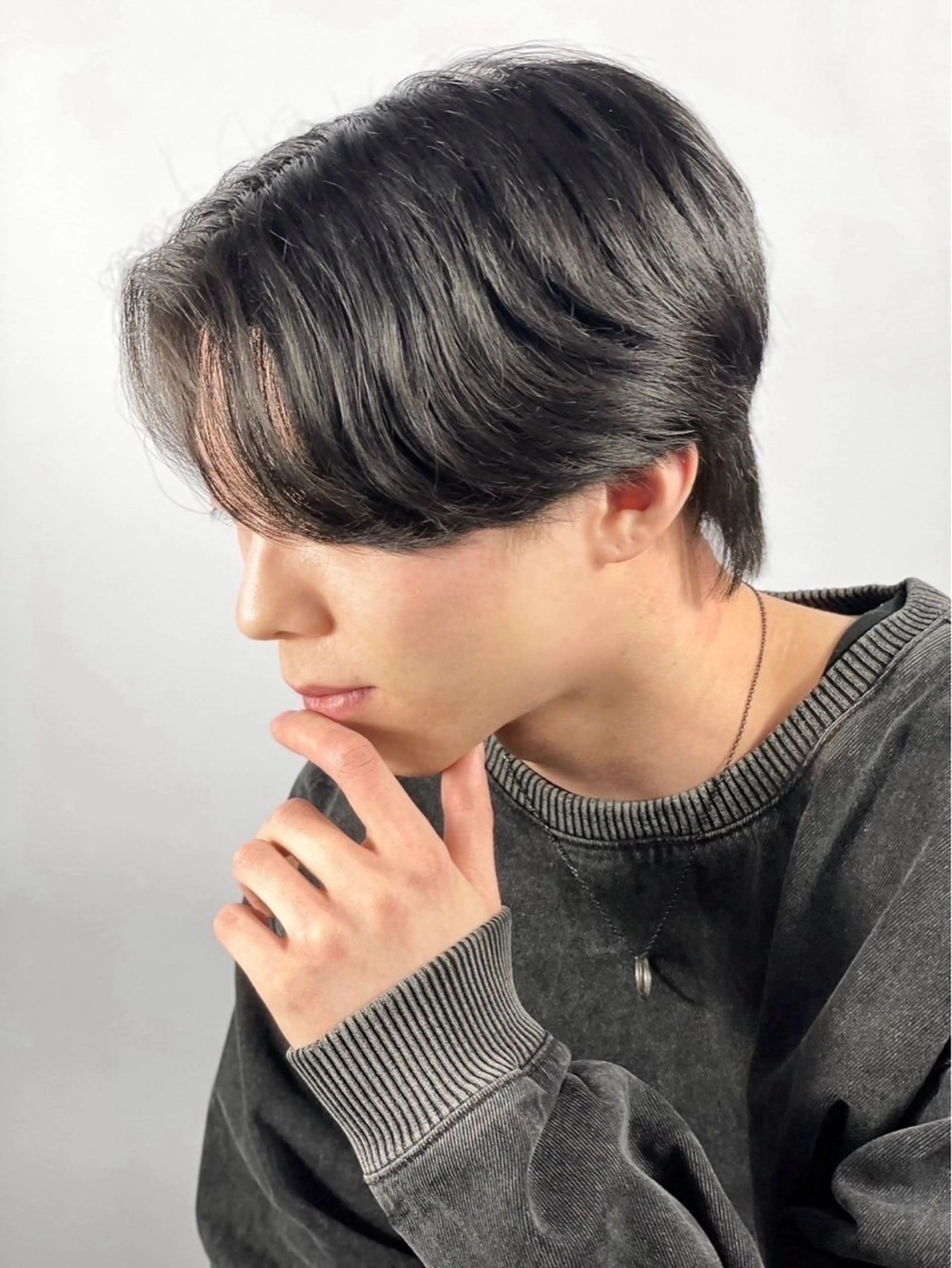 ミディアム 岡崎 匠海のヘアスタイル