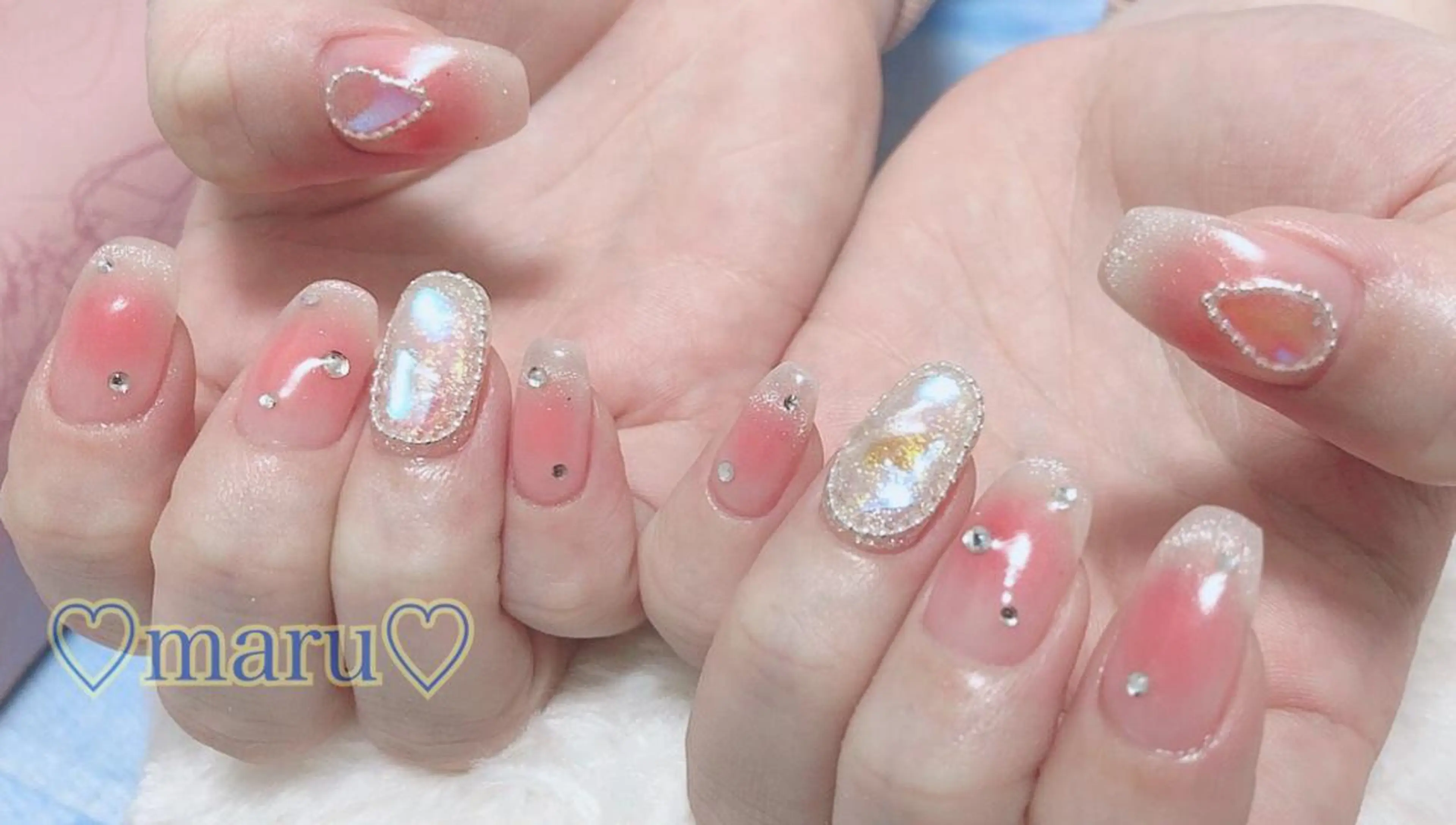 ネイル ハンドネイル フットネイル まるみ ♡のネイルデザイン