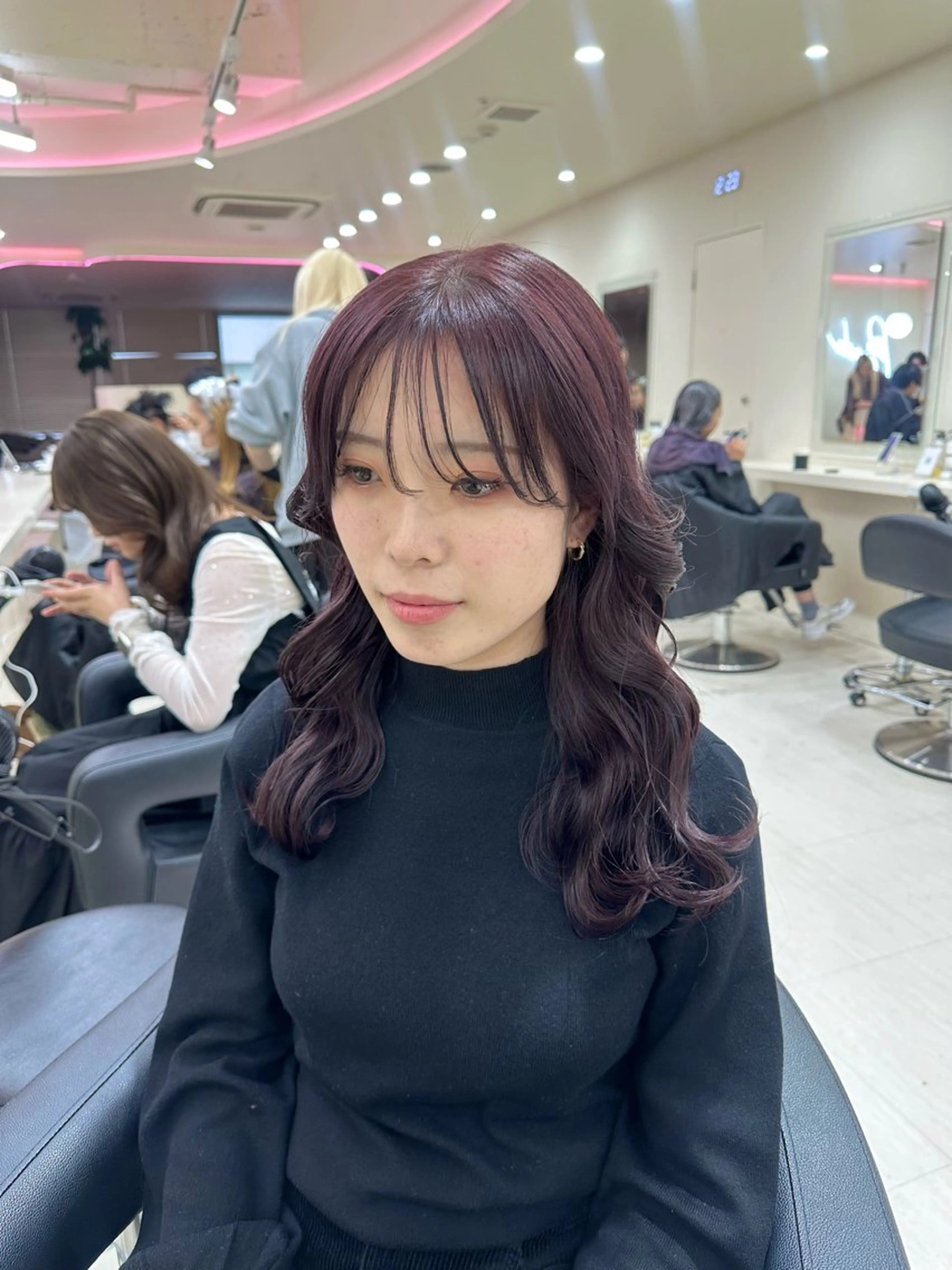 ロング カラー ヘアアレンジ ヘアカラー 🎀 yuuka🎀のヘアスタイル