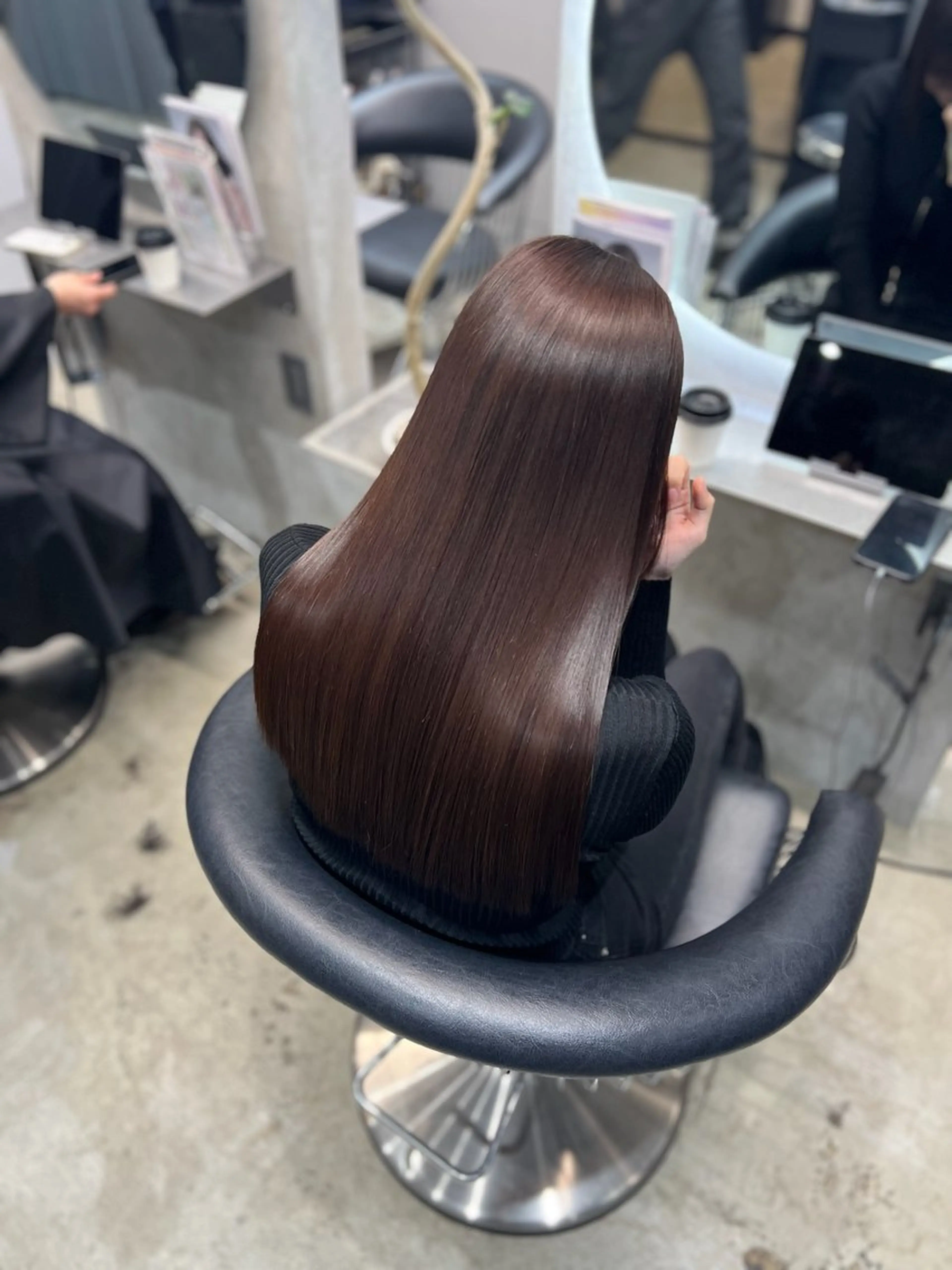 ロング カラー カット ヘアカラー トリートメント etora 渋谷所属・ワンホンヘア🇨🇳 髪質改善/itaruのヘアスタイル