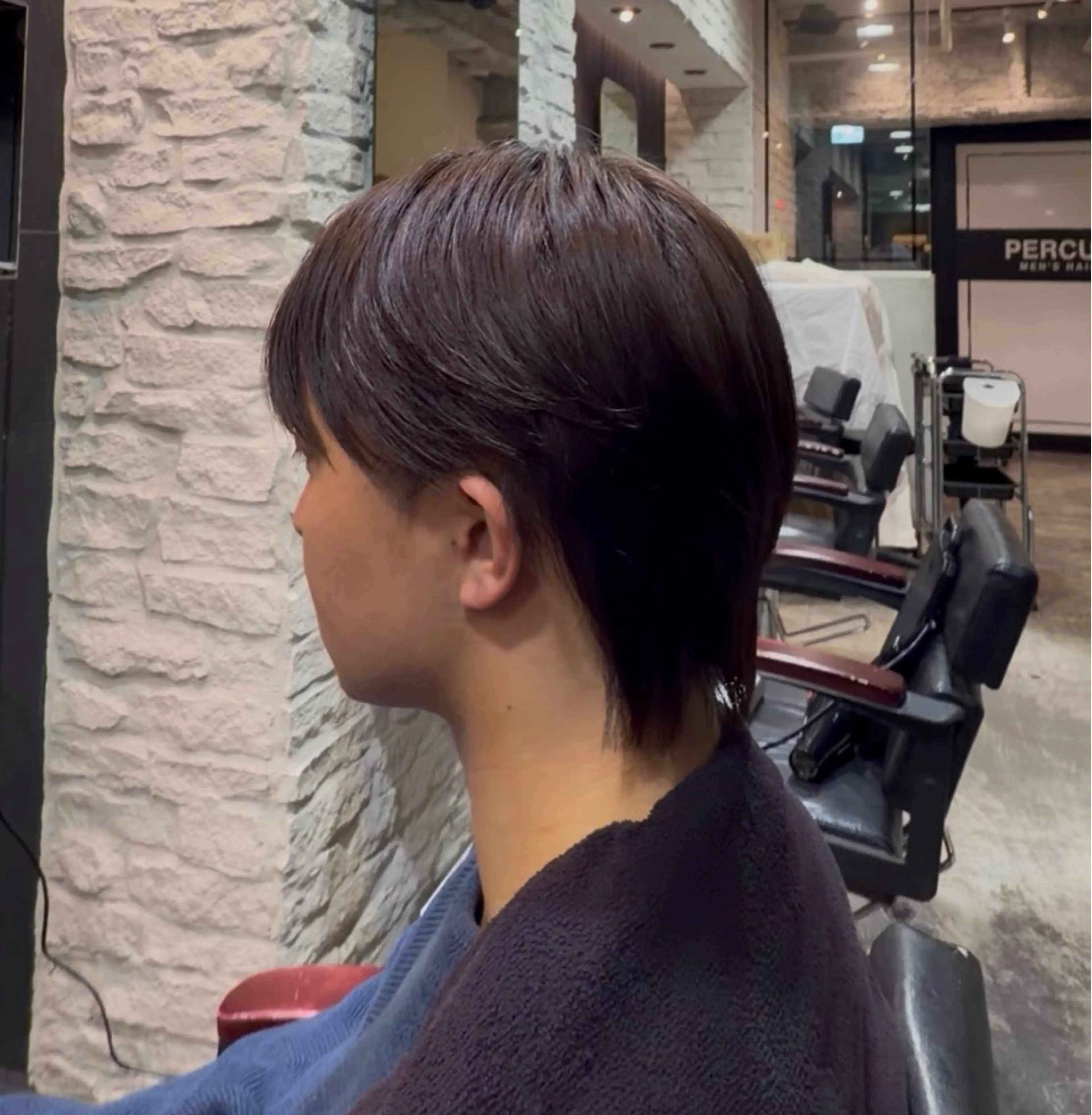 メンズ 縮毛矯正 縮毛矯正モデル/上村 コウスケのヘアスタイル