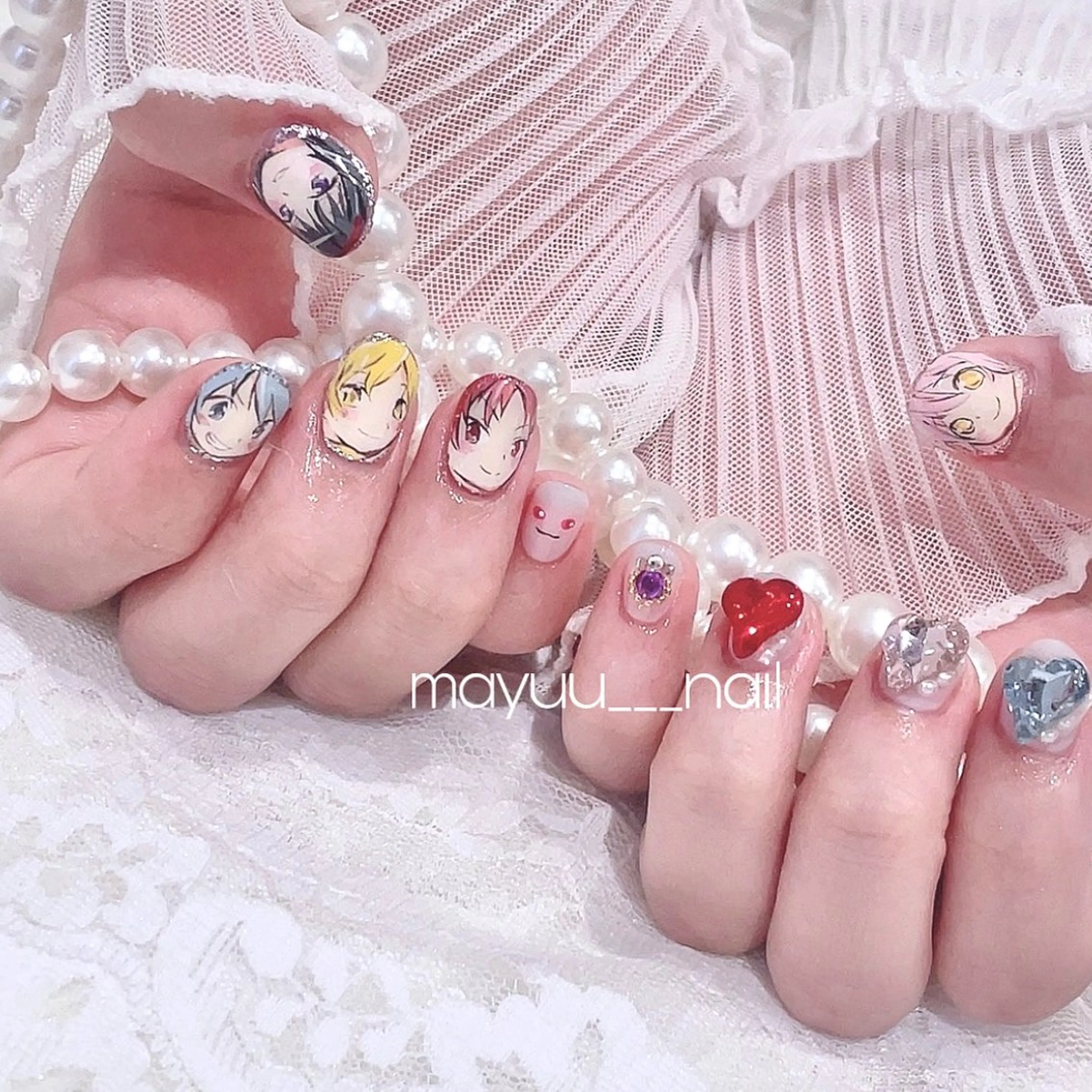 ネイル 🎀 Mayu 🎀痛ネイルのネイルデザイン