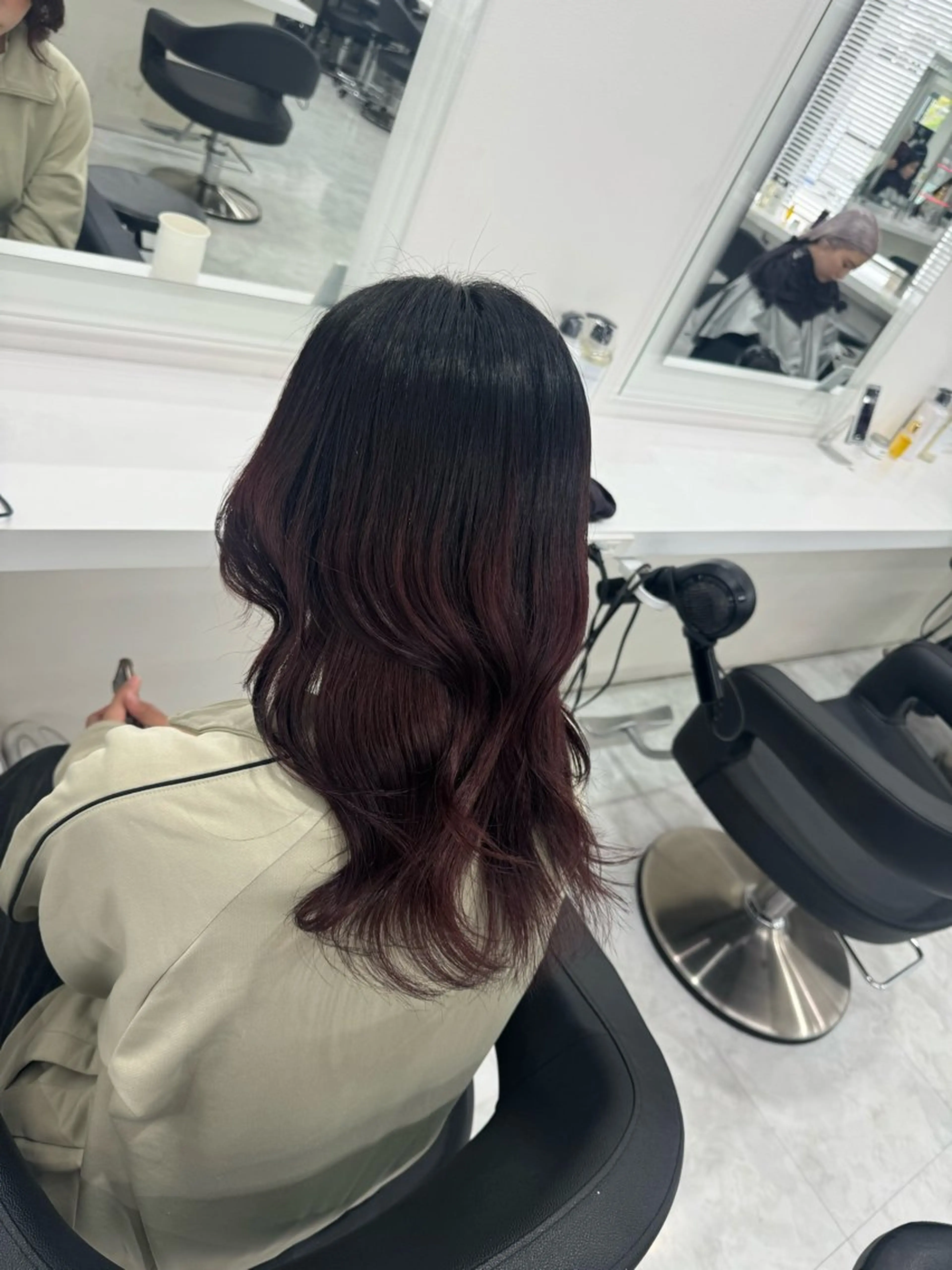 カラー ヘアカラー 大人っぽ韓国🤍ブリ ーチ/mitsukiのヘアスタイル