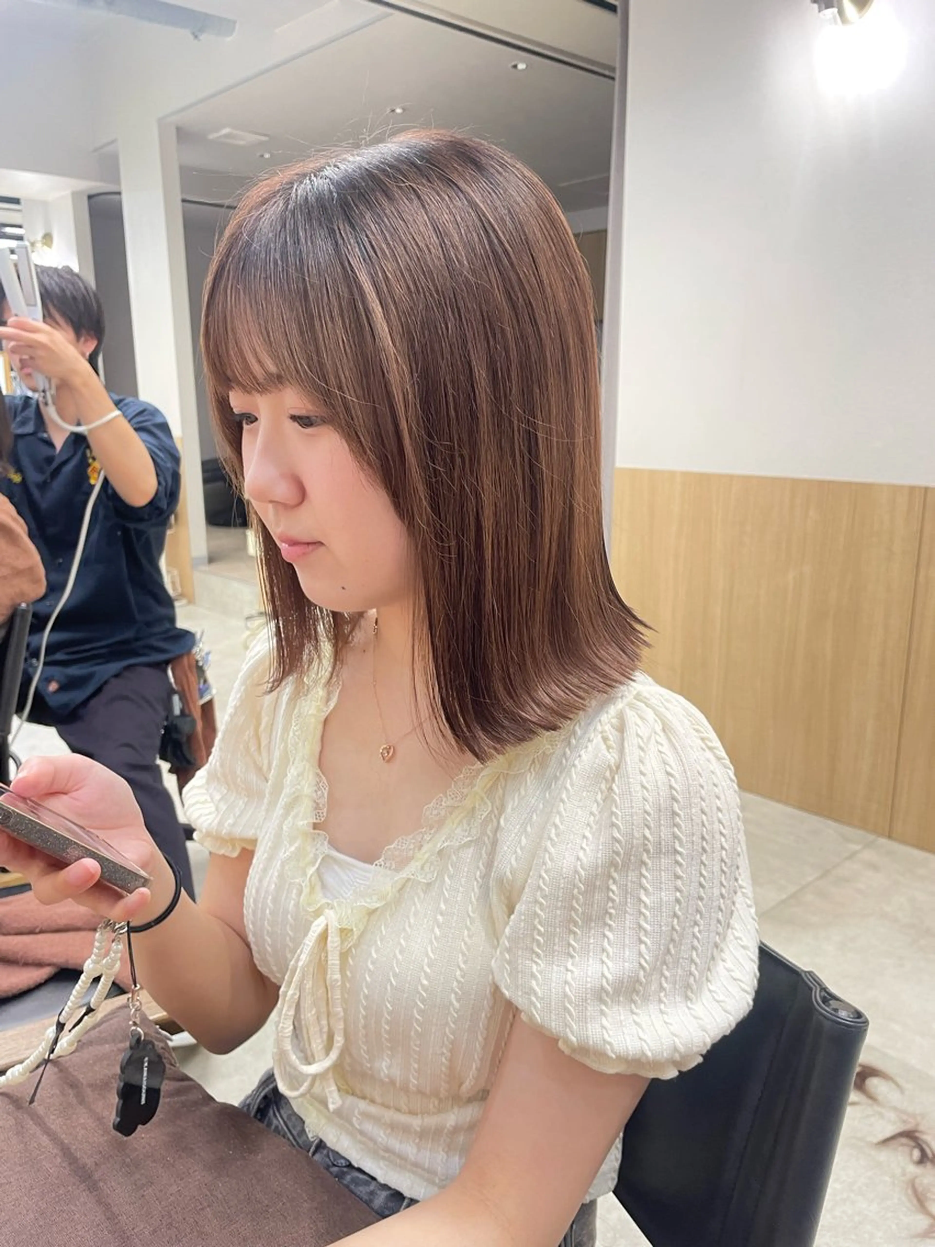 ミディアム レイヤー🩵 なりたみゆうのヘアスタイル