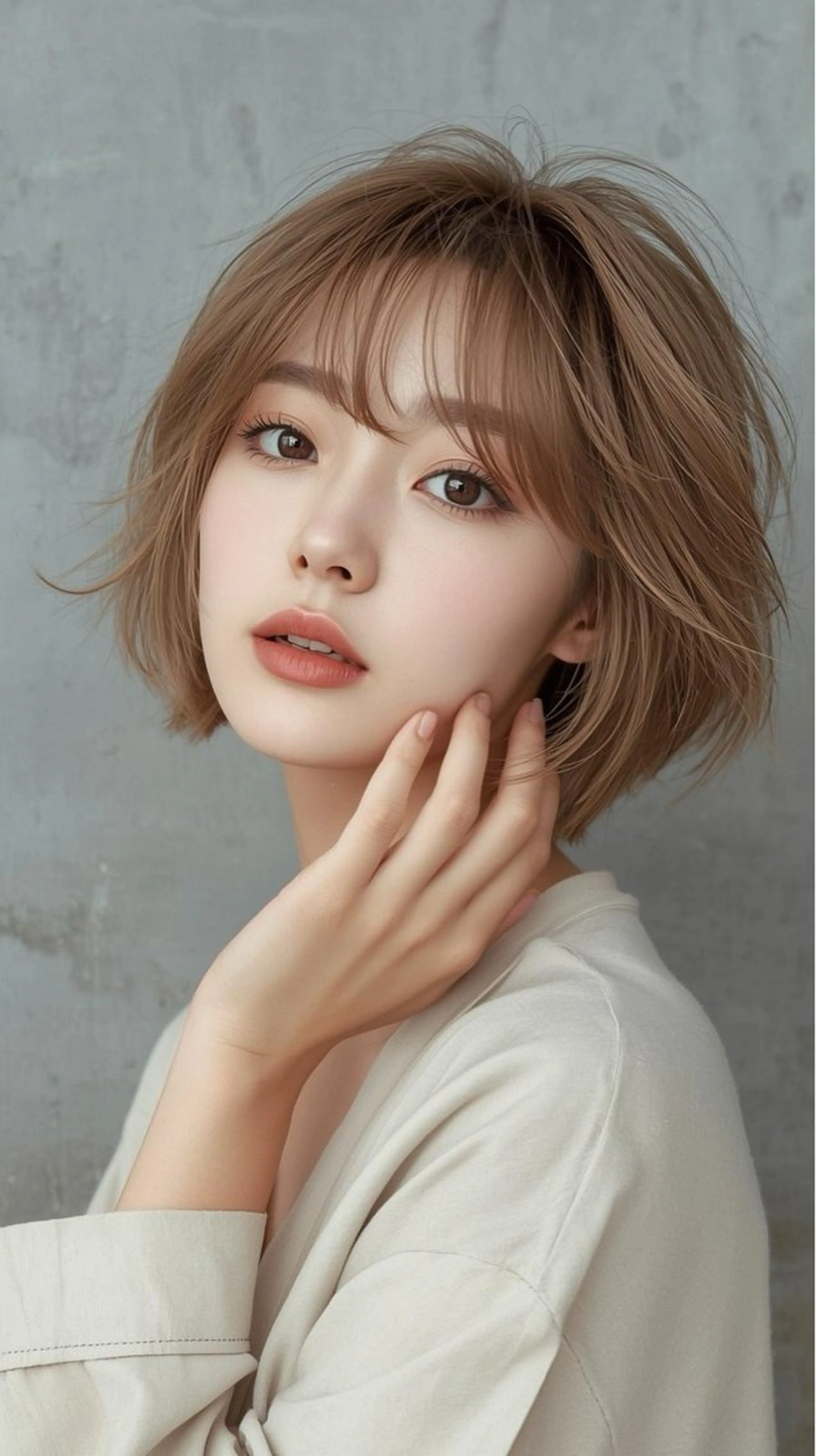ショート 韓国風ヘア カット ヘアカラー TMJ所属・拓麿✂︎/ショート 専門×透明感カラーのヘアスタイル