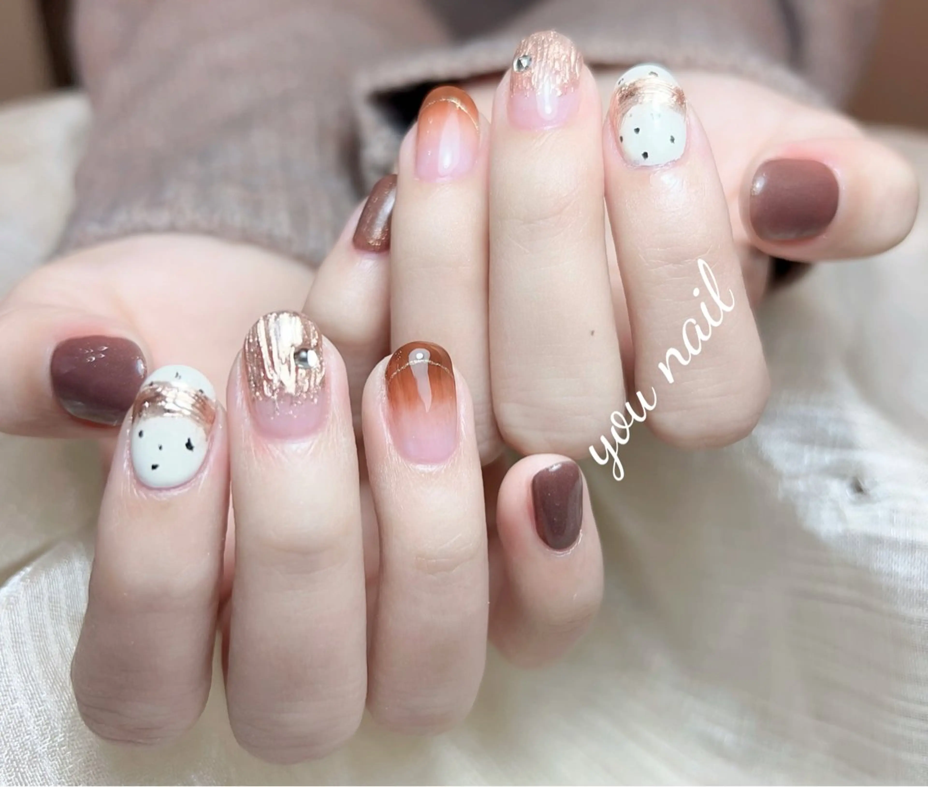 ネイル 冬ネイル ハンドネイル You nailのネイルデザイン