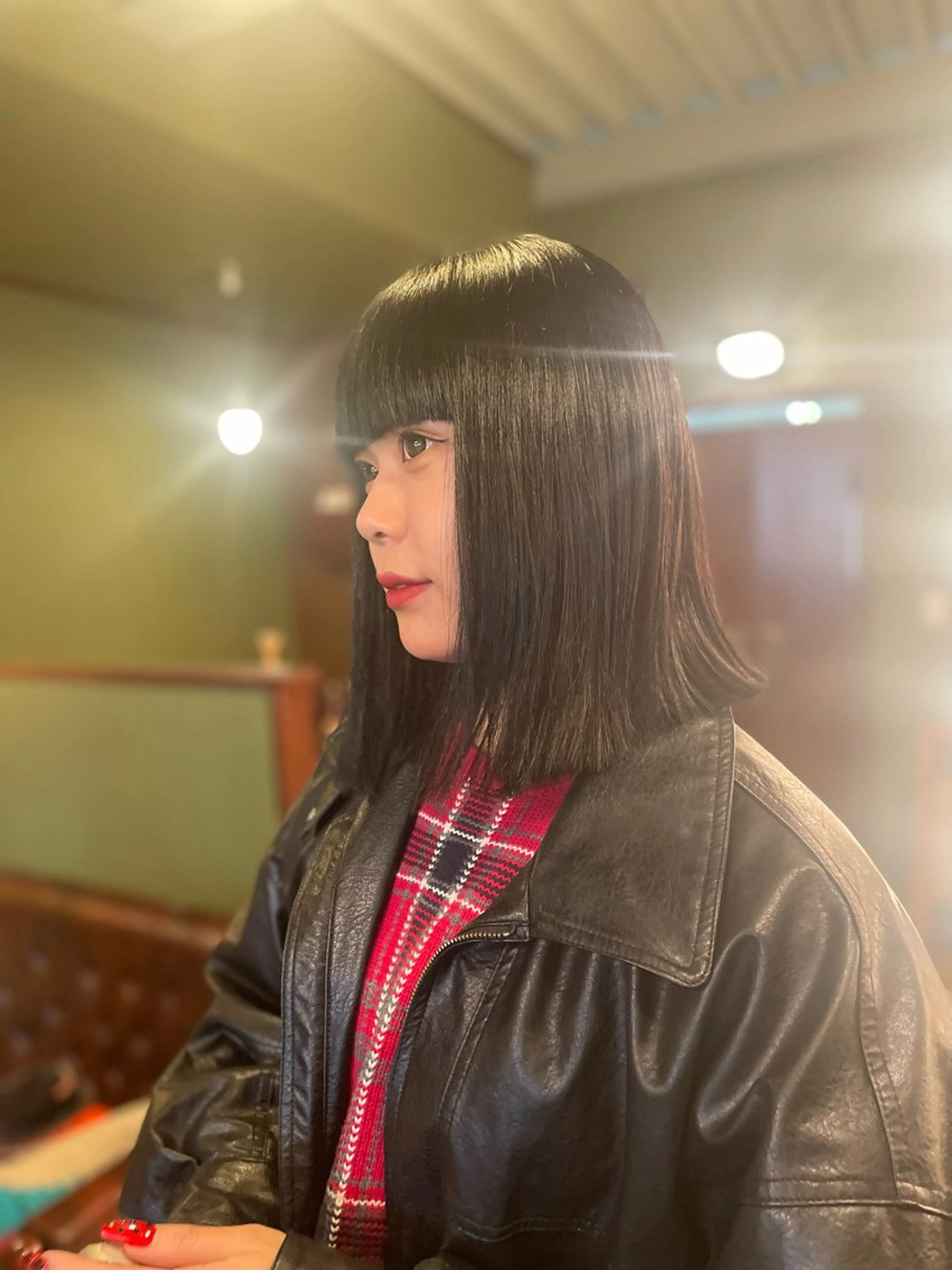 ミディアム カラー ヘアカラー トリートメント ヘアセット PATH-hair. store/MAIのヘアスタイル