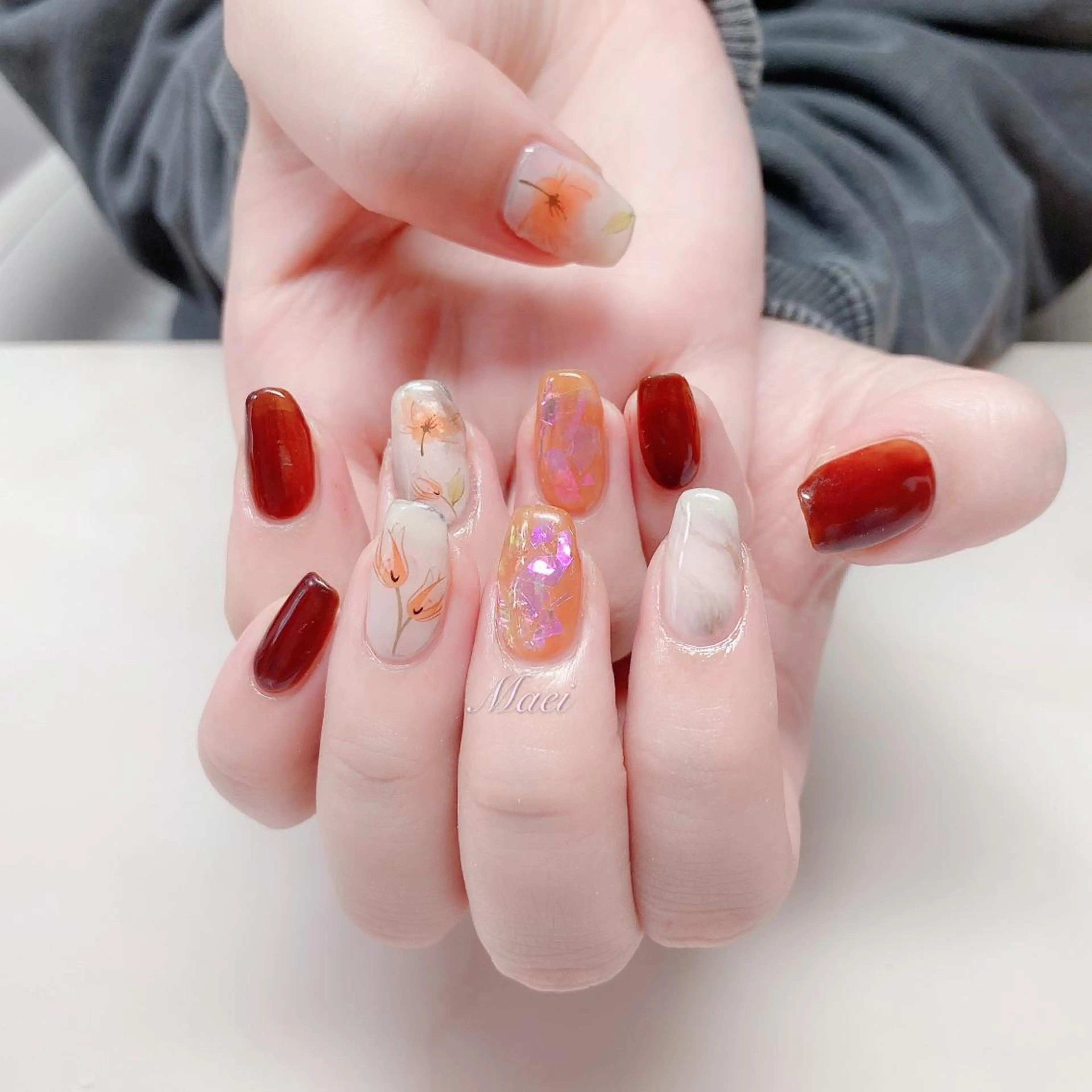 ネイル ハンドネイル ハンドケア NIMO ネイルサロンのネイルデザイン