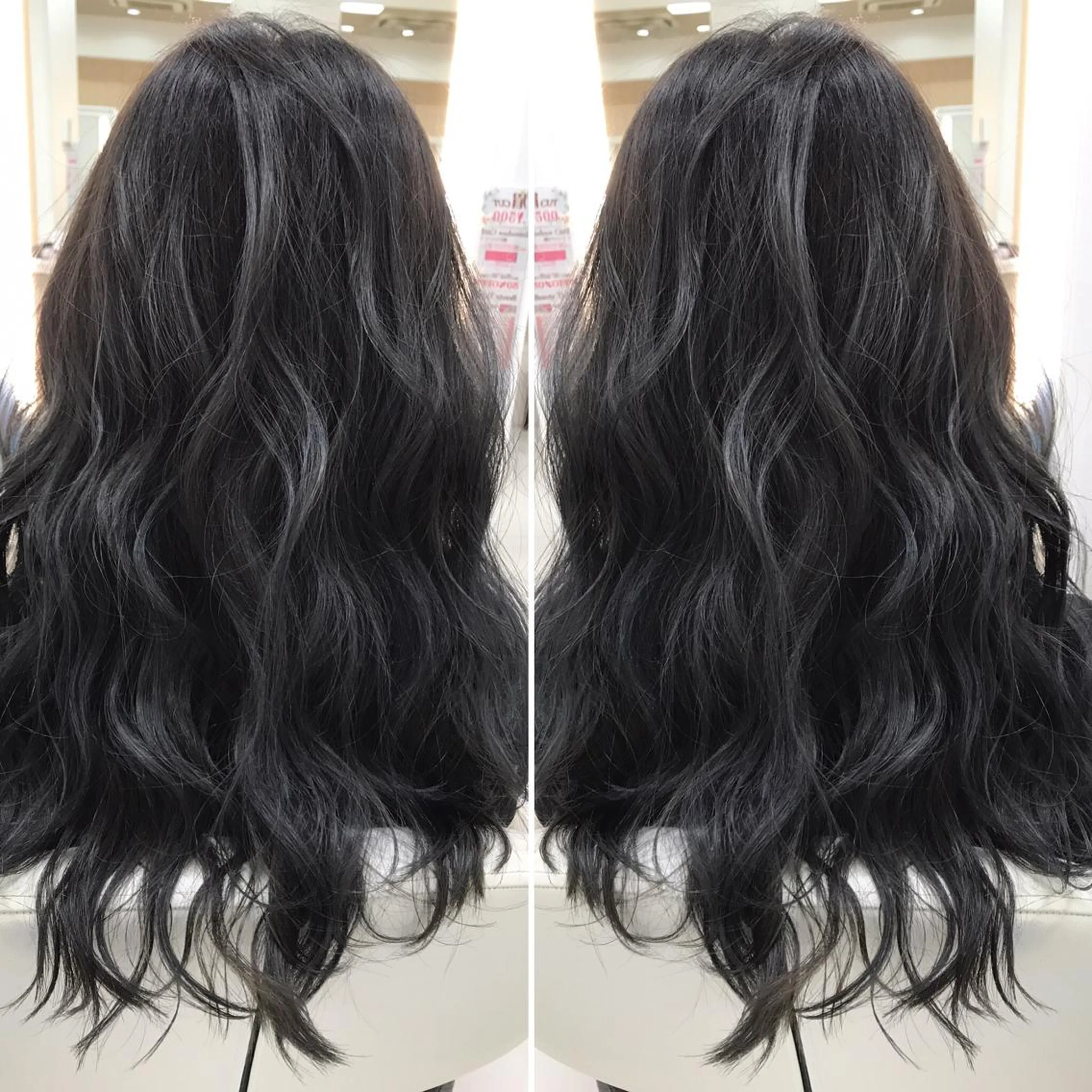 ロング ヘアカラー トリートメント ヘアセット 大澤 碧のヘアスタイル