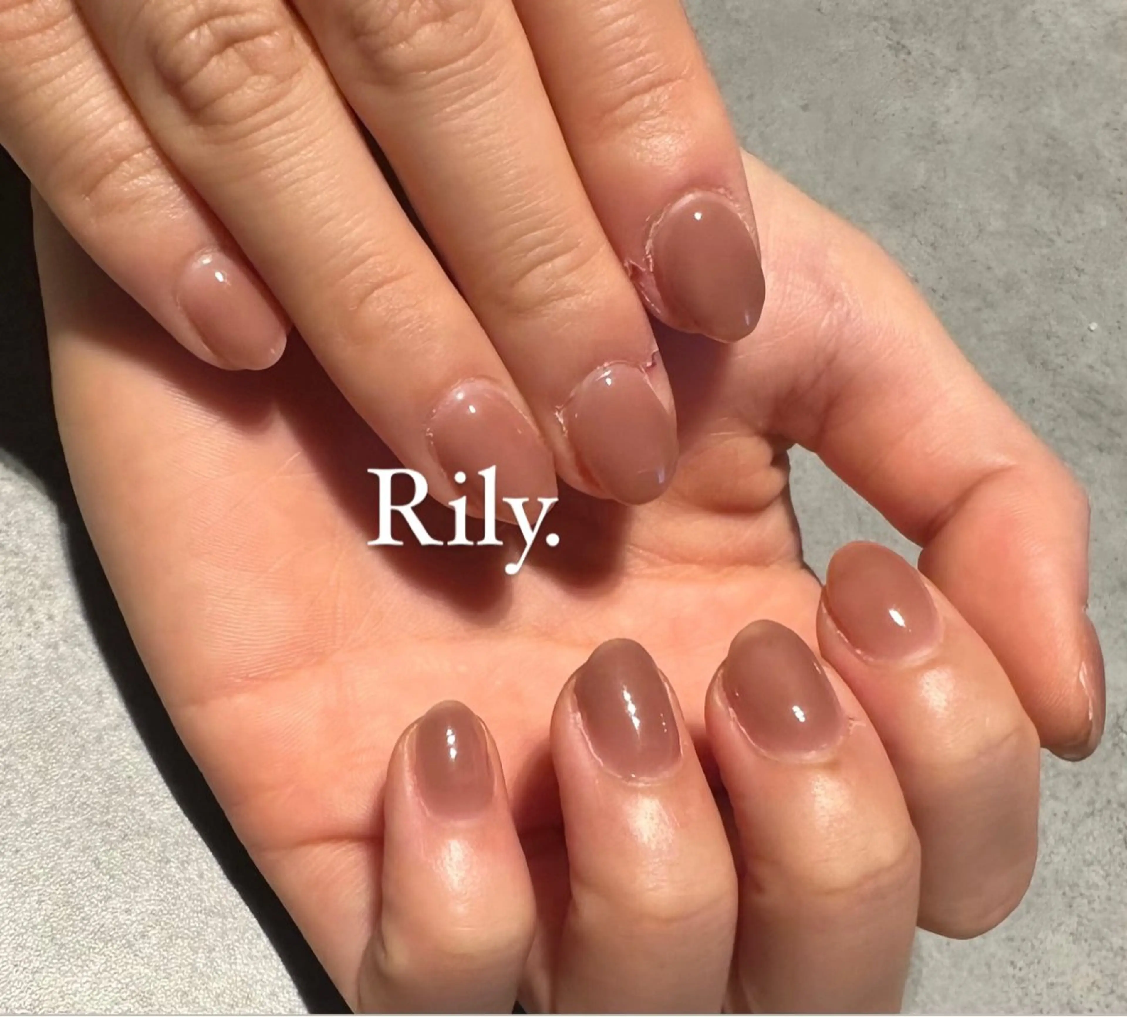 ネイル ワンカラーネイル ハンドネイル i.Rily. Okamotoのネイルデザイン