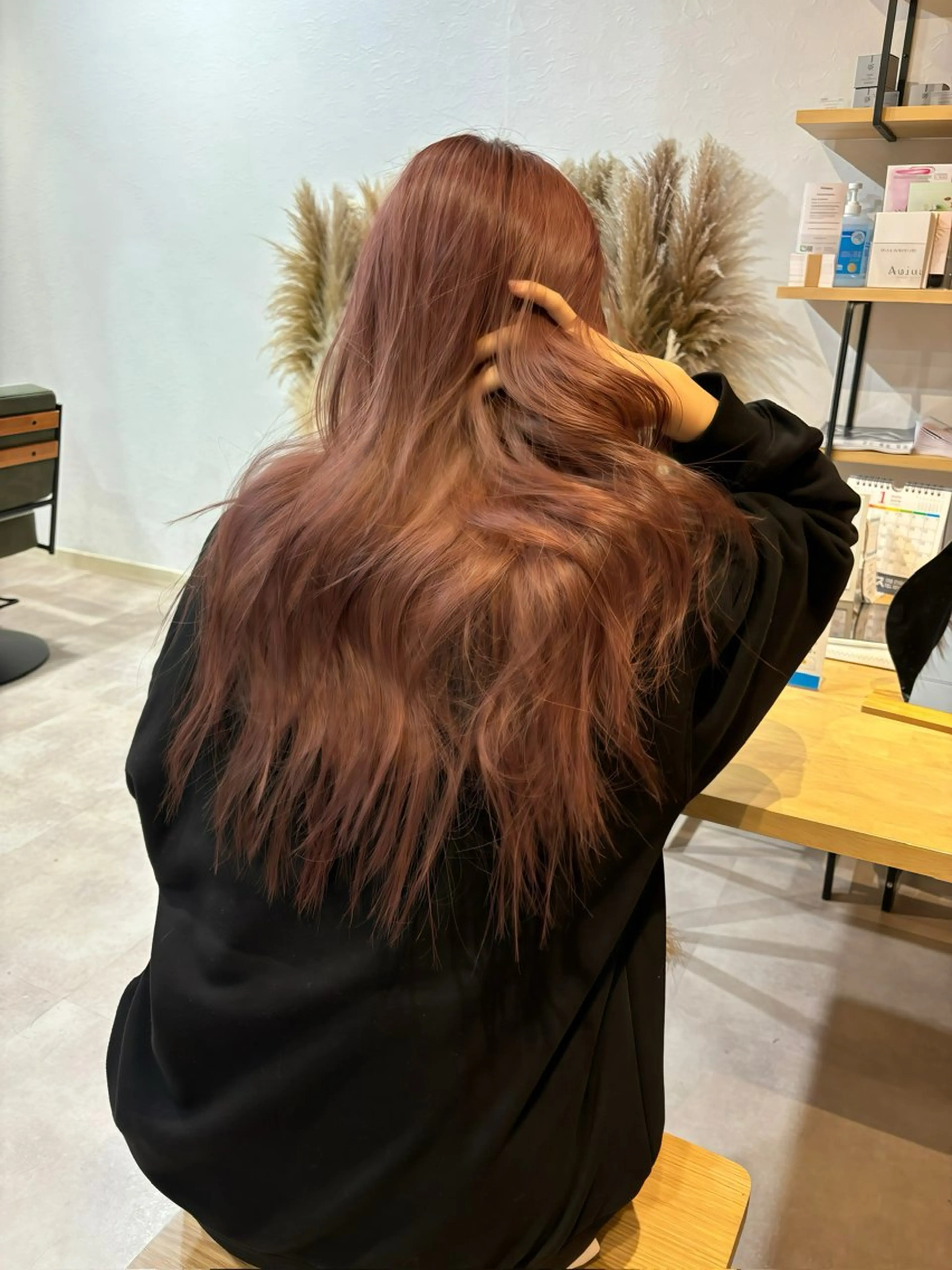 セミロング カット ヘアカラー トリートメント レイヤーカット riToのヘアスタイル