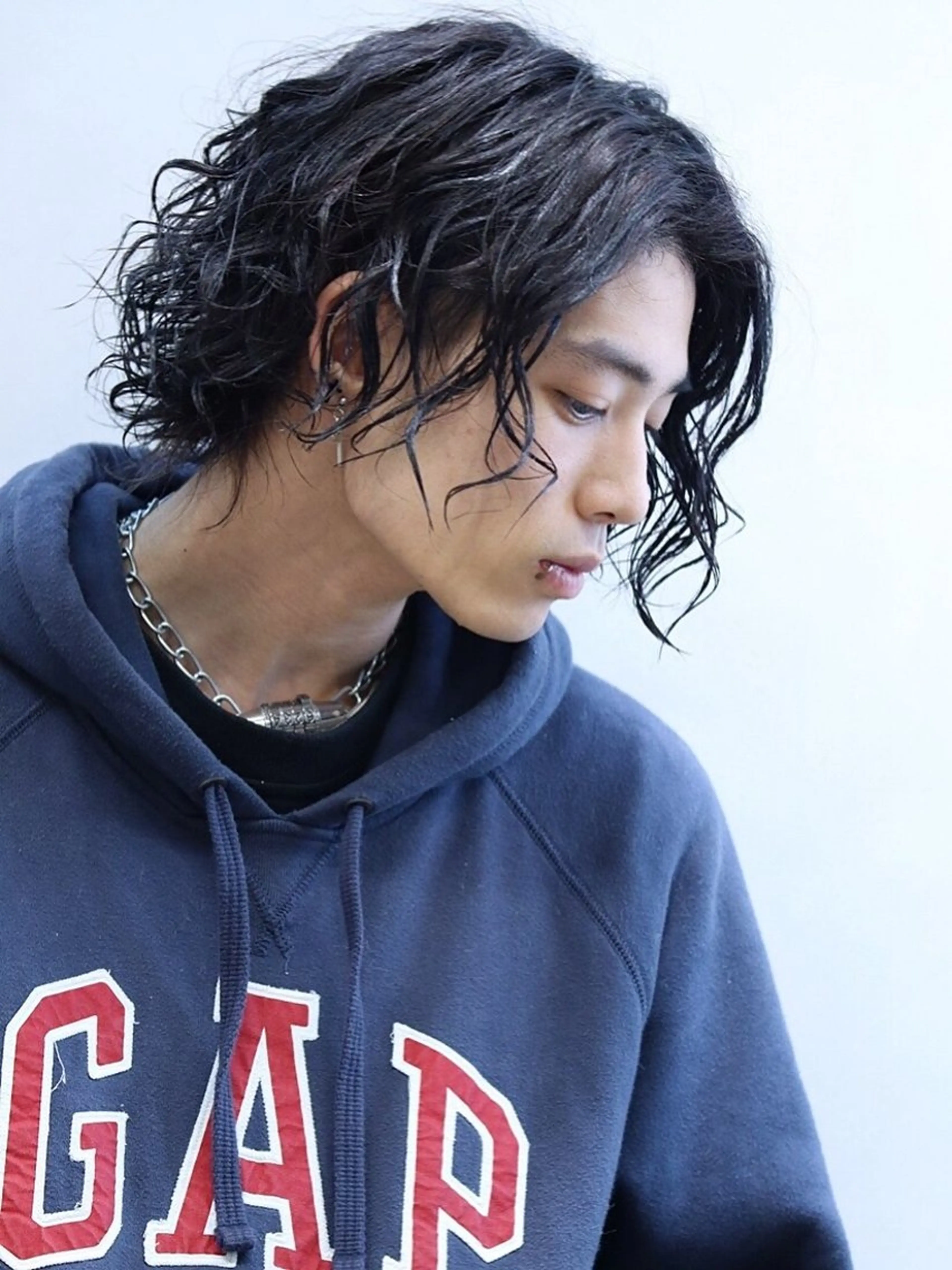 セミロング パーマ メンズ 🐉新宿/メンズ特化 ツイスパ/クレア🐉のヘアスタイル