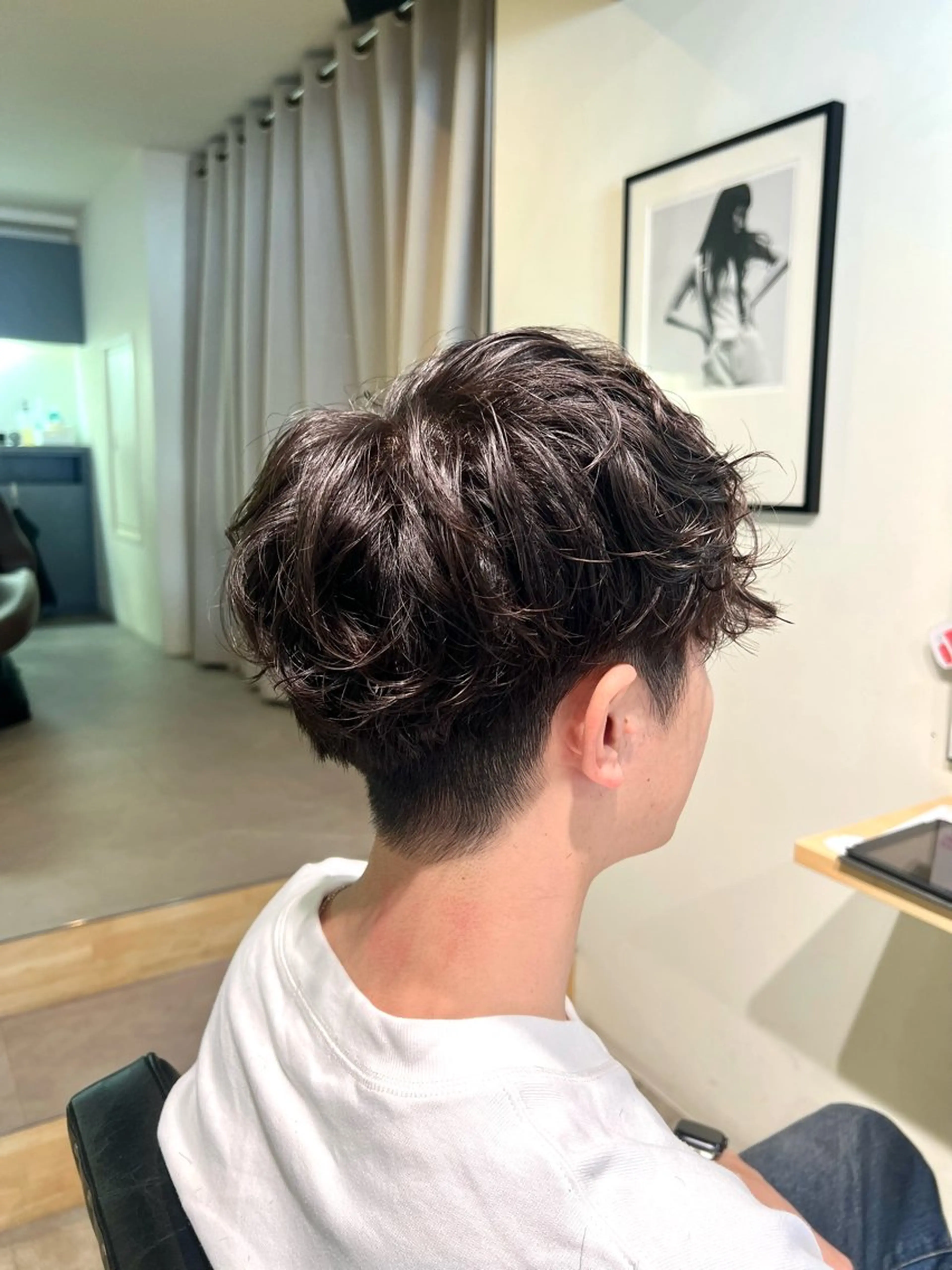 2STEPオージュア+パーマ+カット￥8490の写真