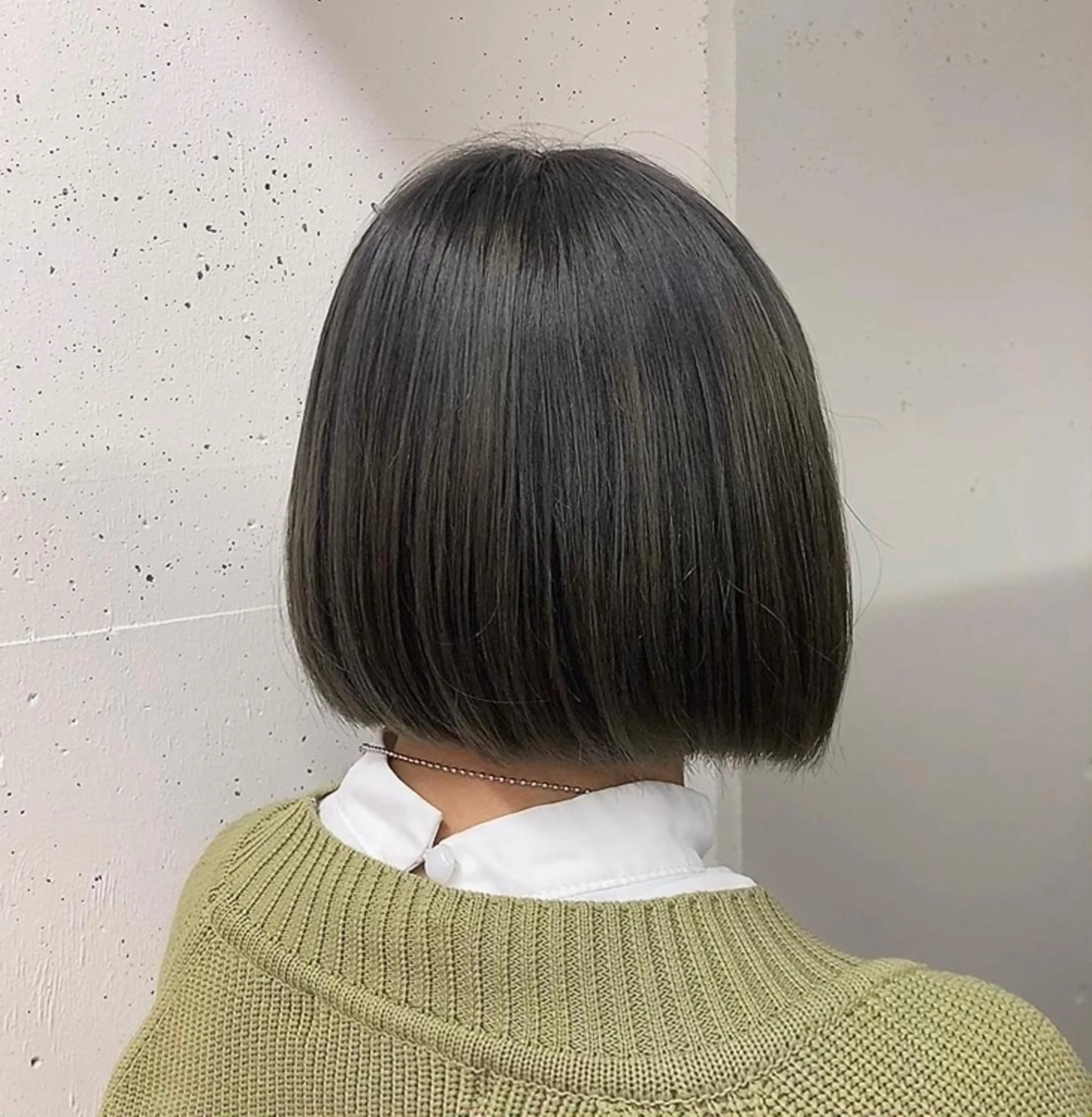 ショート カラー グレージュ オリーブグレージュ オリーブグレー ミルミー美容室所属・🦄💒💓齎藤 七海子🦄💒💓のマツエク・マツパデザイン