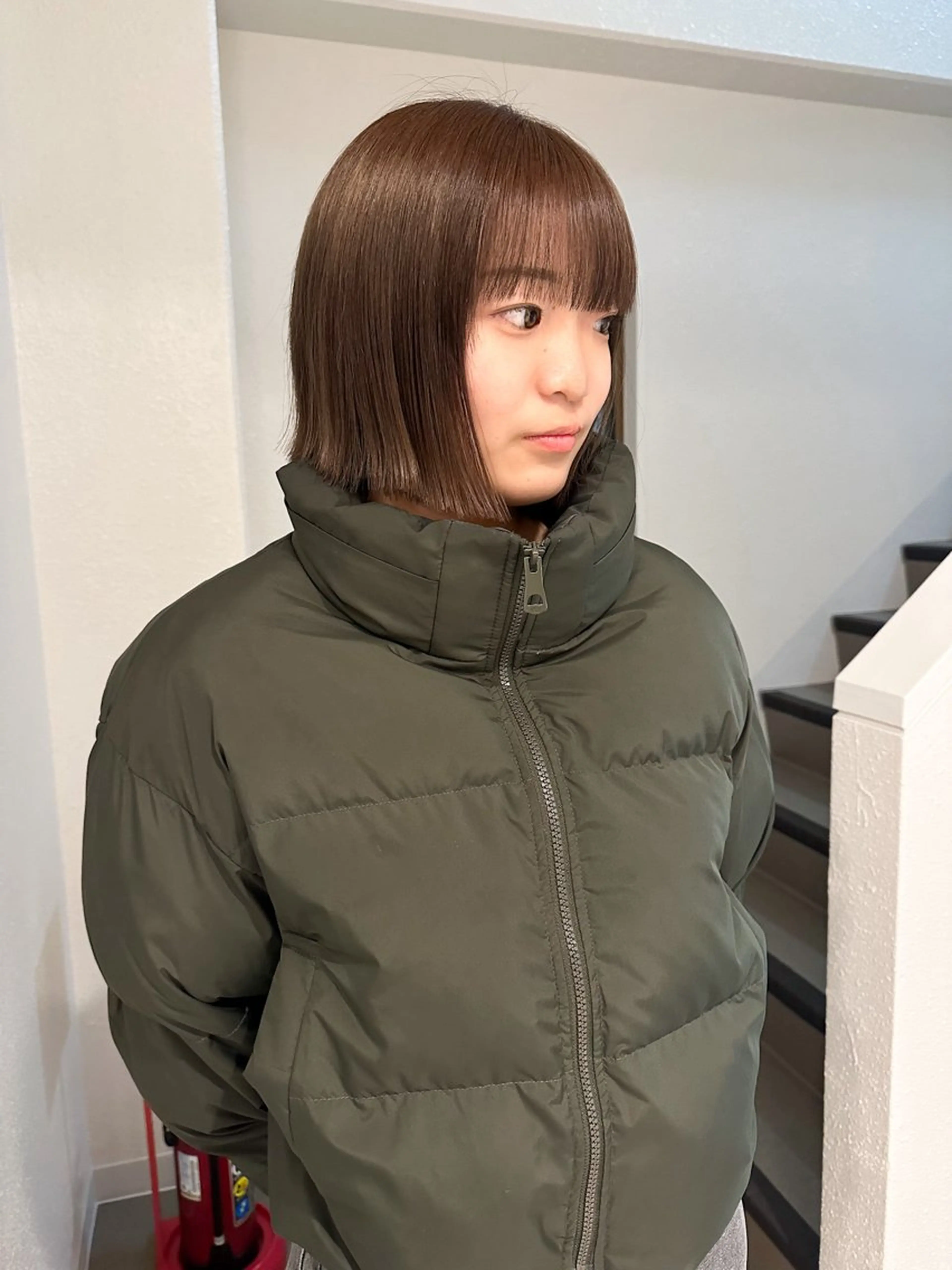 ミディアム 透明感カラー🥣 大平優香のヘアスタイル
