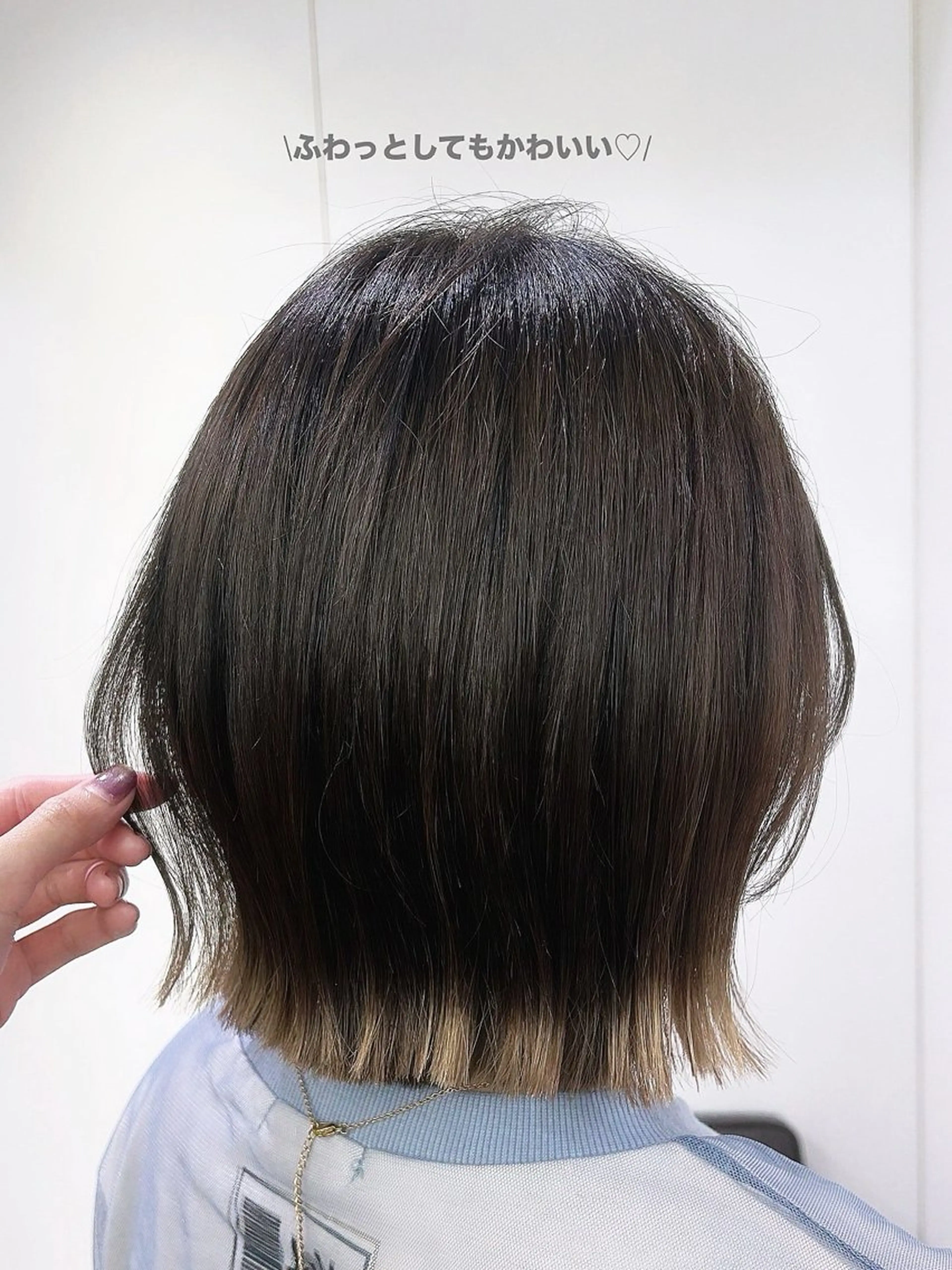 ショート ボブ 表参道パツッとボブ 美容師♡ゆいかのヘアスタイル