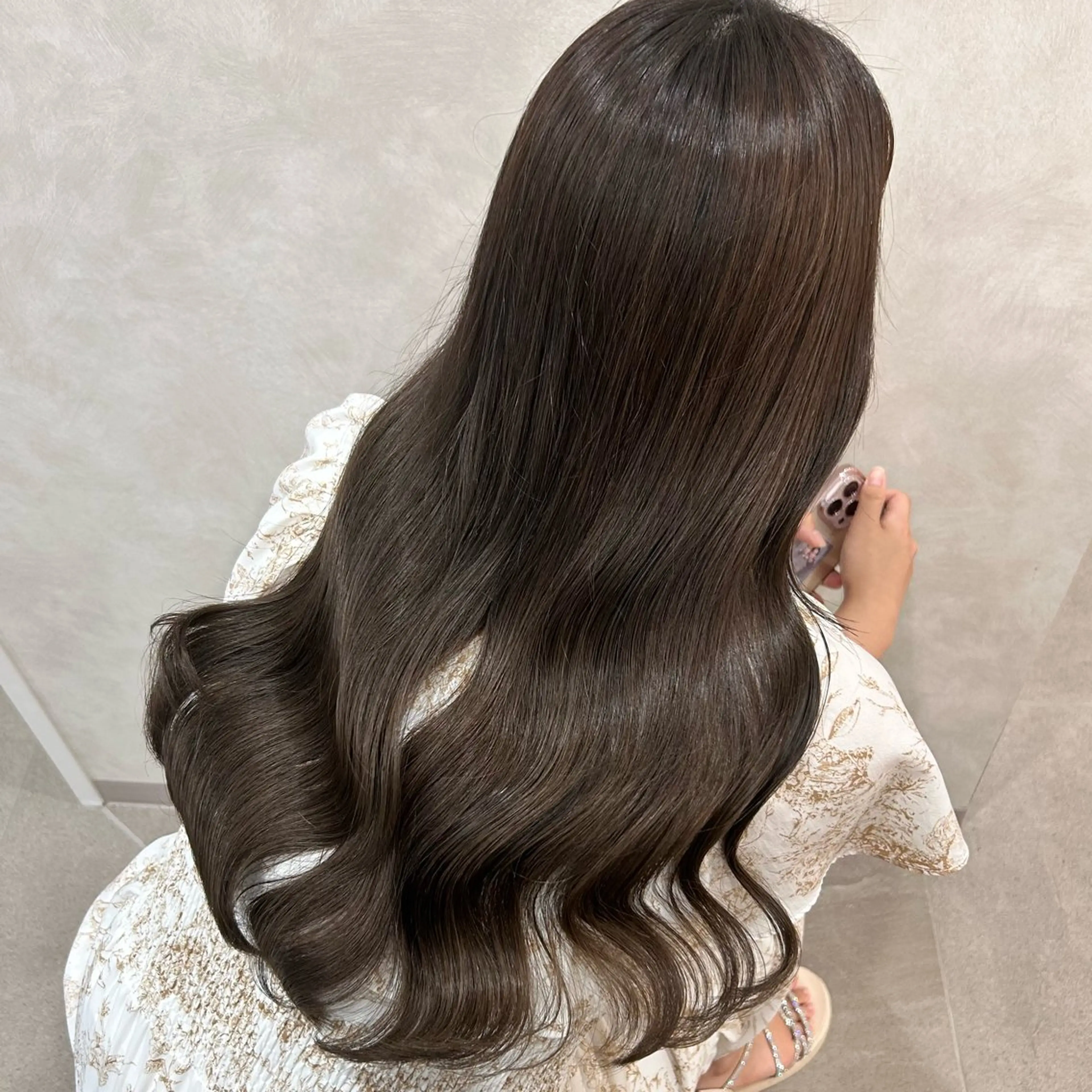 ロング カラー カット ヘアカラー トリートメント レイヤー/艶カラー/ Natsuho💞のヘアスタイル