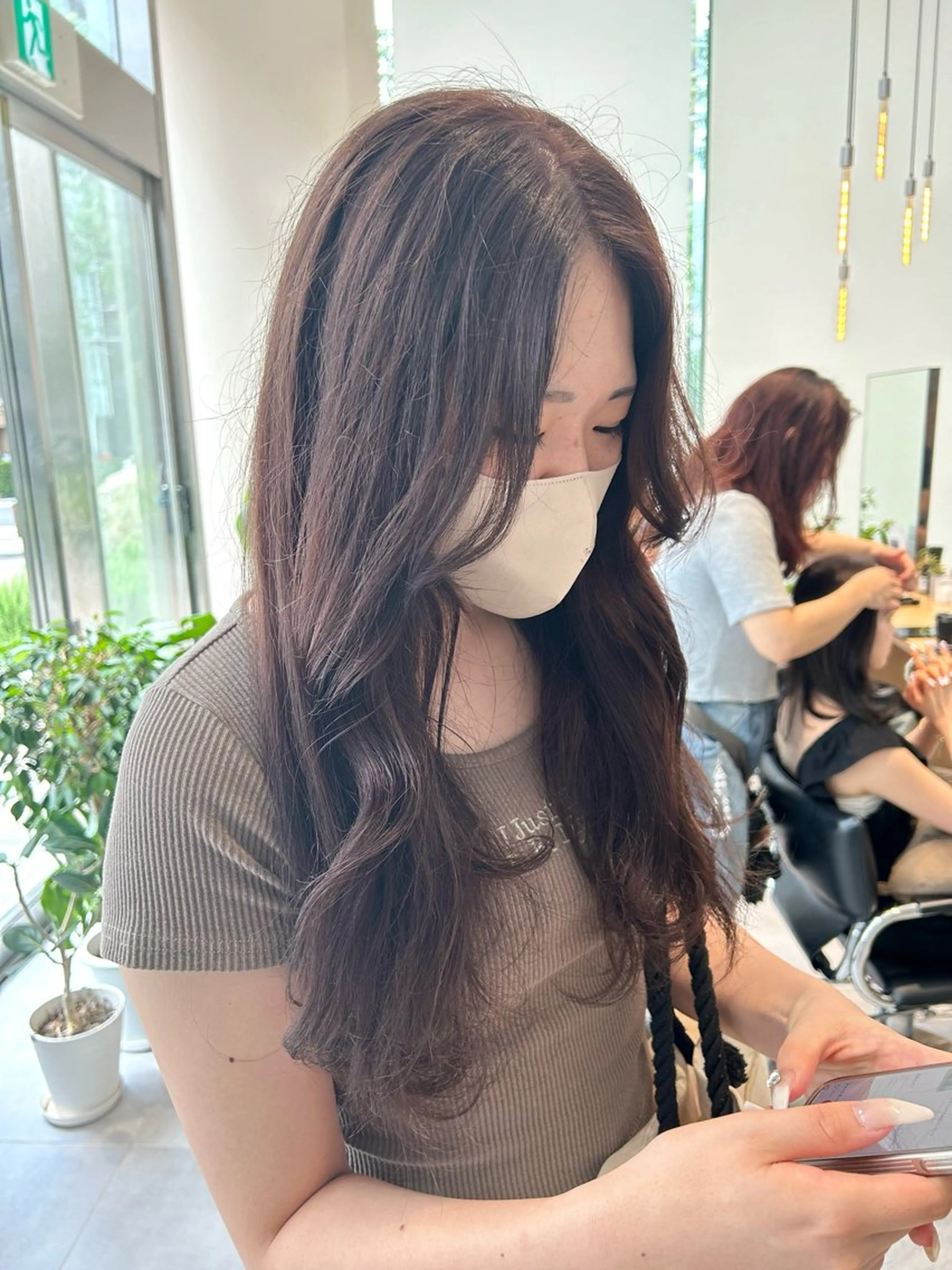 ロング カラー ヘアカラー トリートメント ヘアセット 風香🪼レイヤー /透明感カラーのヘアスタイル