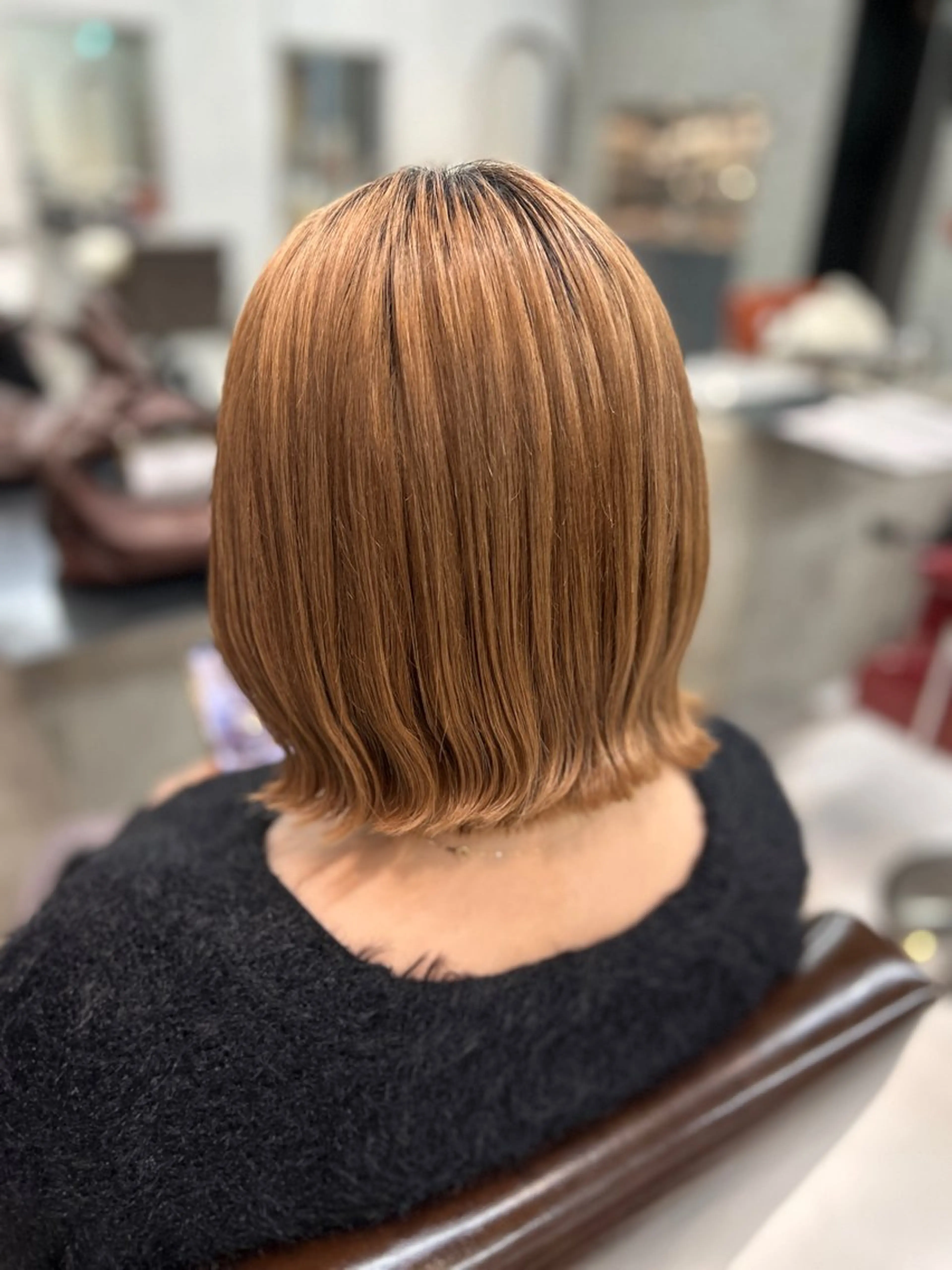 ミディアム ボブ Ruth Ebiのヘアスタイル