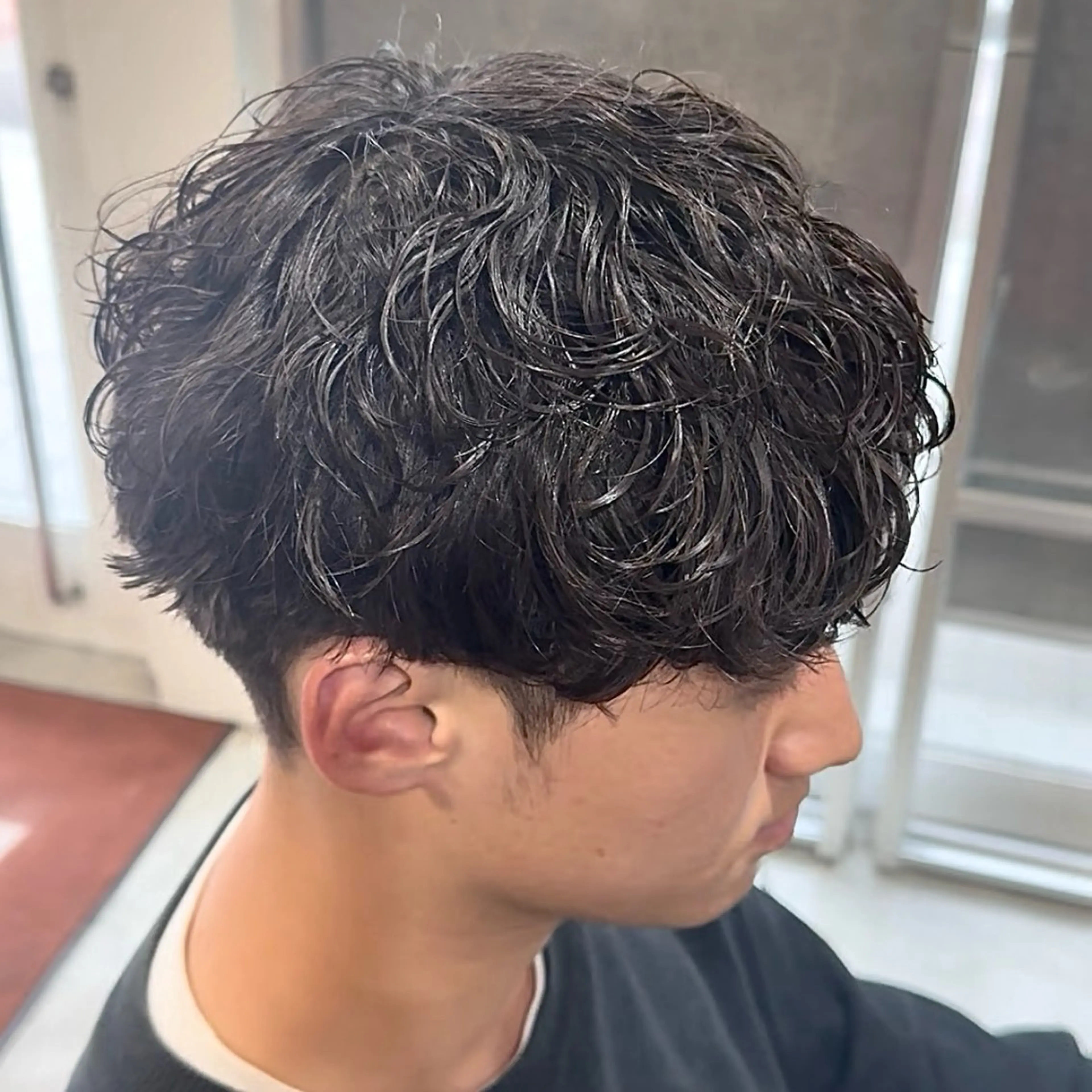 パーマ メンズ メンズパーマ カット パーマ 波巻き|シャドウ| サーフカール|RYUのヘアスタイル