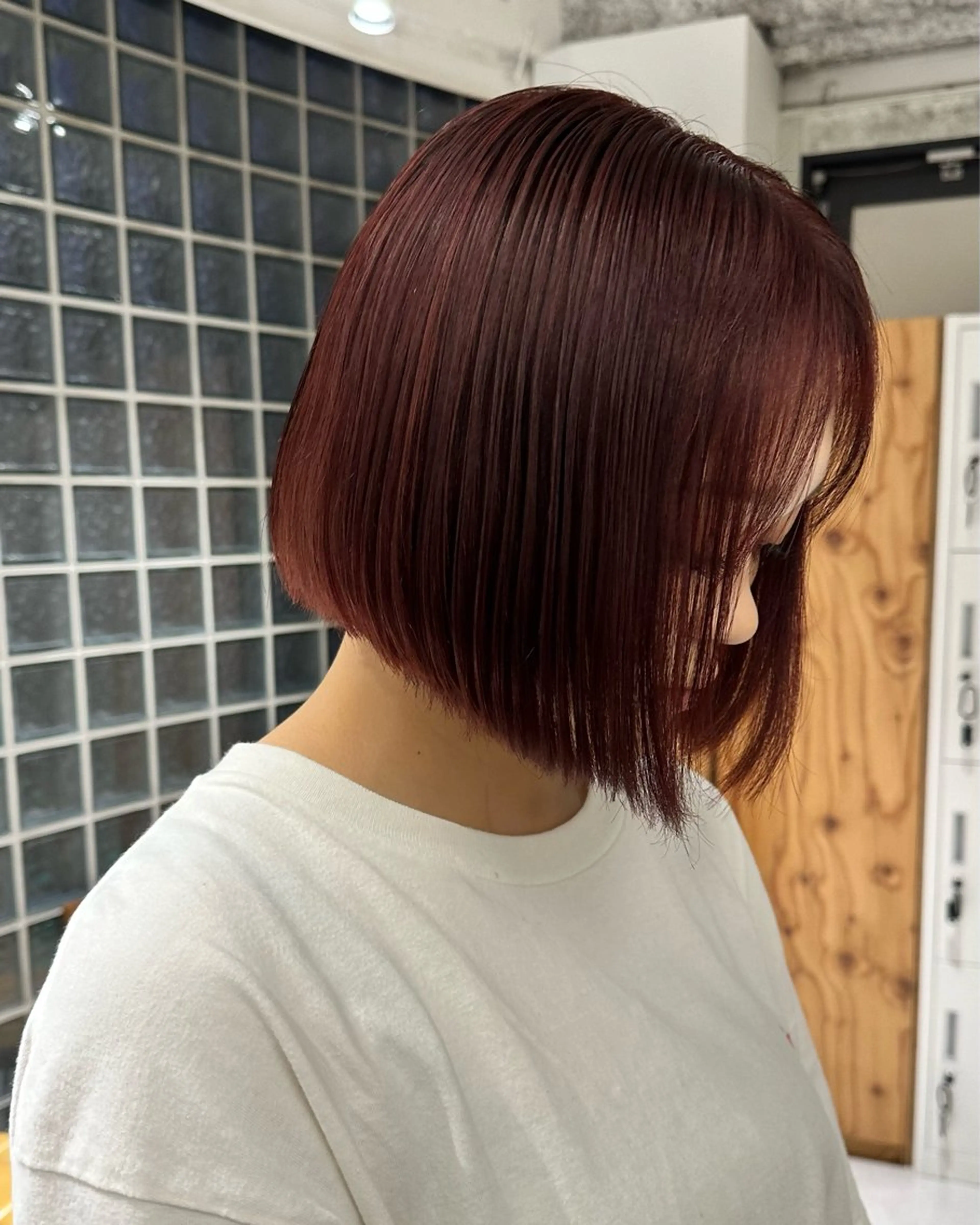 カラー レッドカラー カット トリートメント hayato / 梅田のヘアスタイル