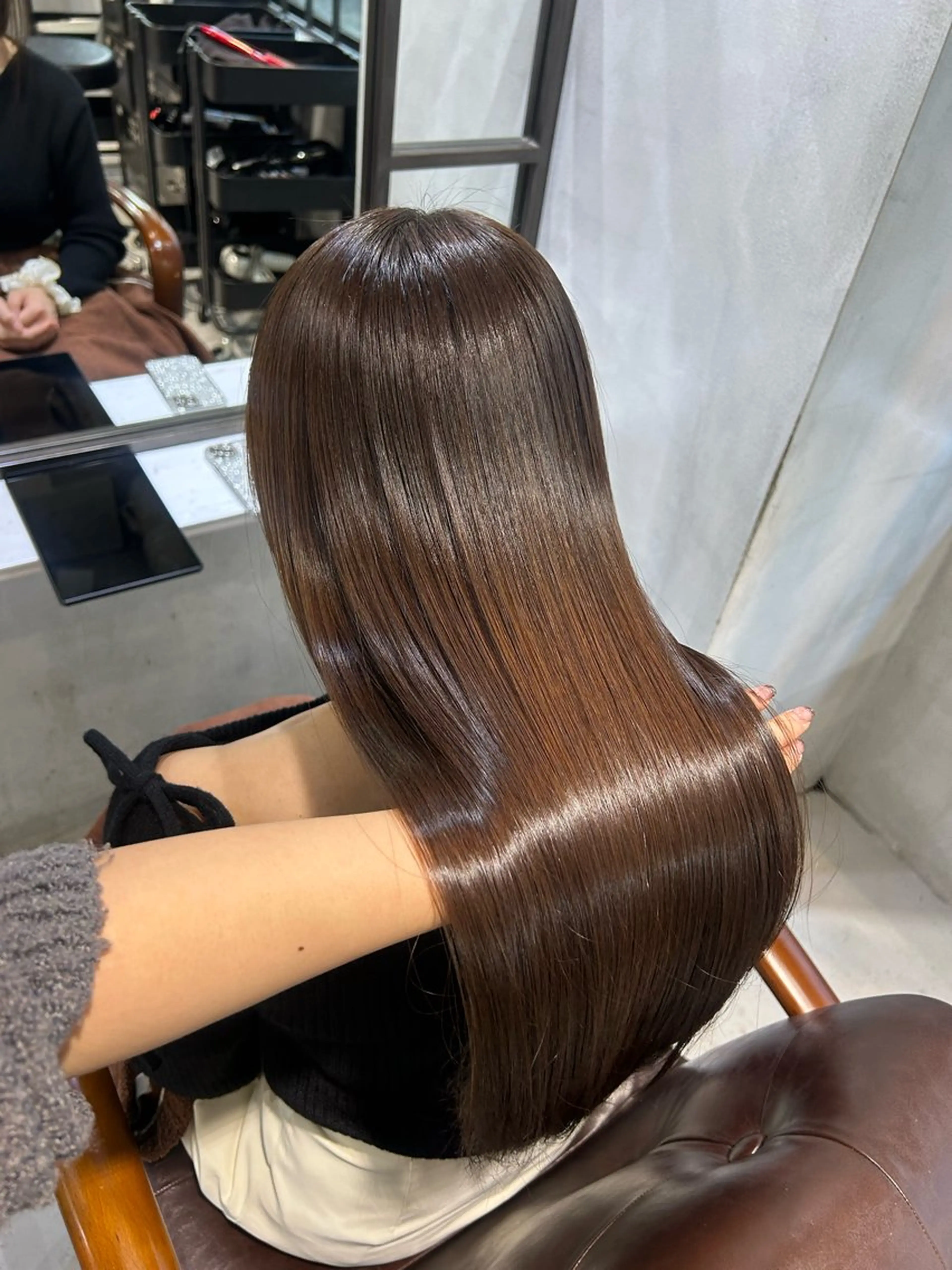 🤎平日限定🤎 TOKIO熱インカラミ縮毛矯正✨+艶カラー+カットの写真