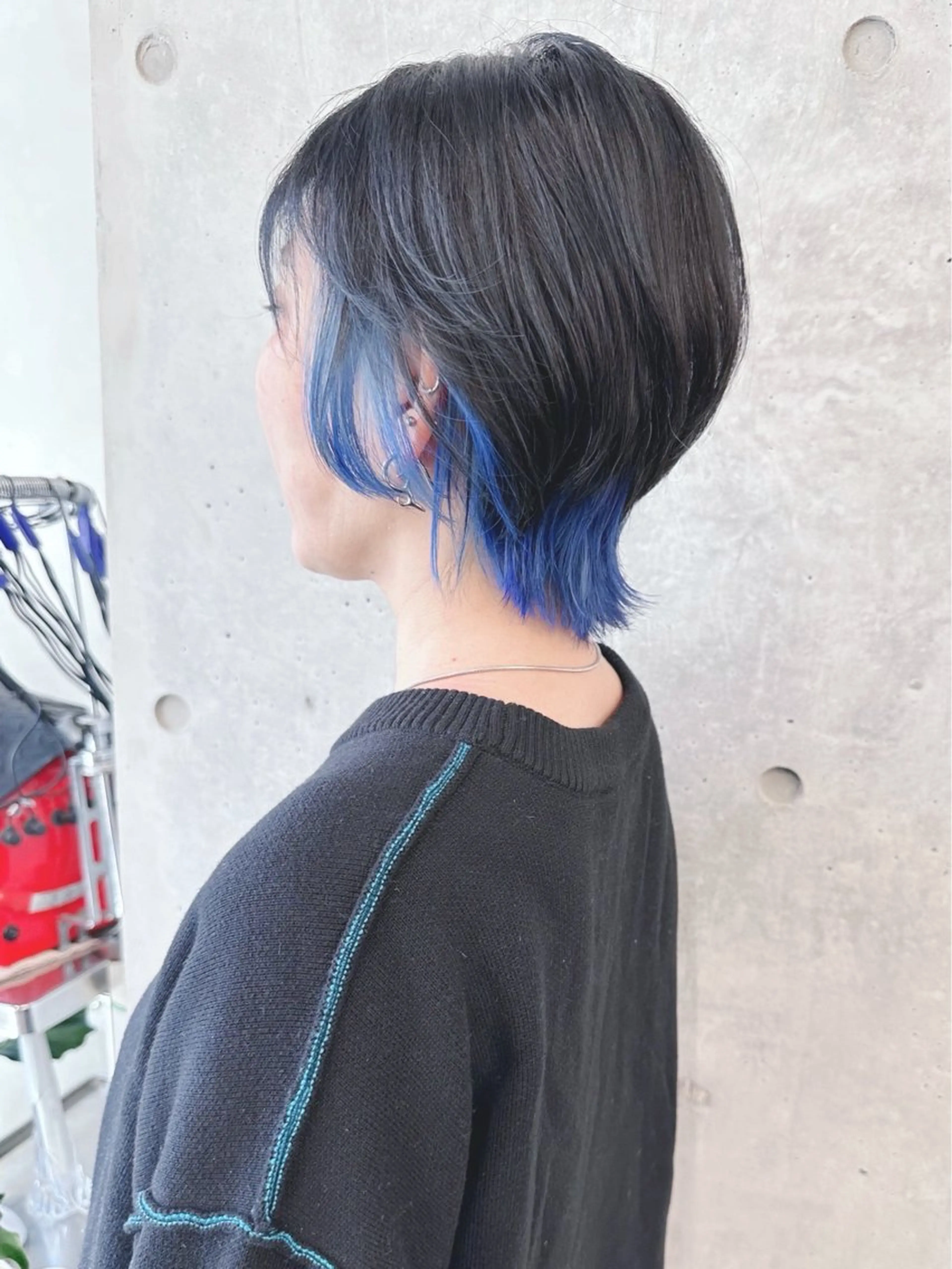 ショート カラー カット ヘアカラー トリートメント お悩み解消/くせ毛 /ボブパーマ/とういのヘアスタイル