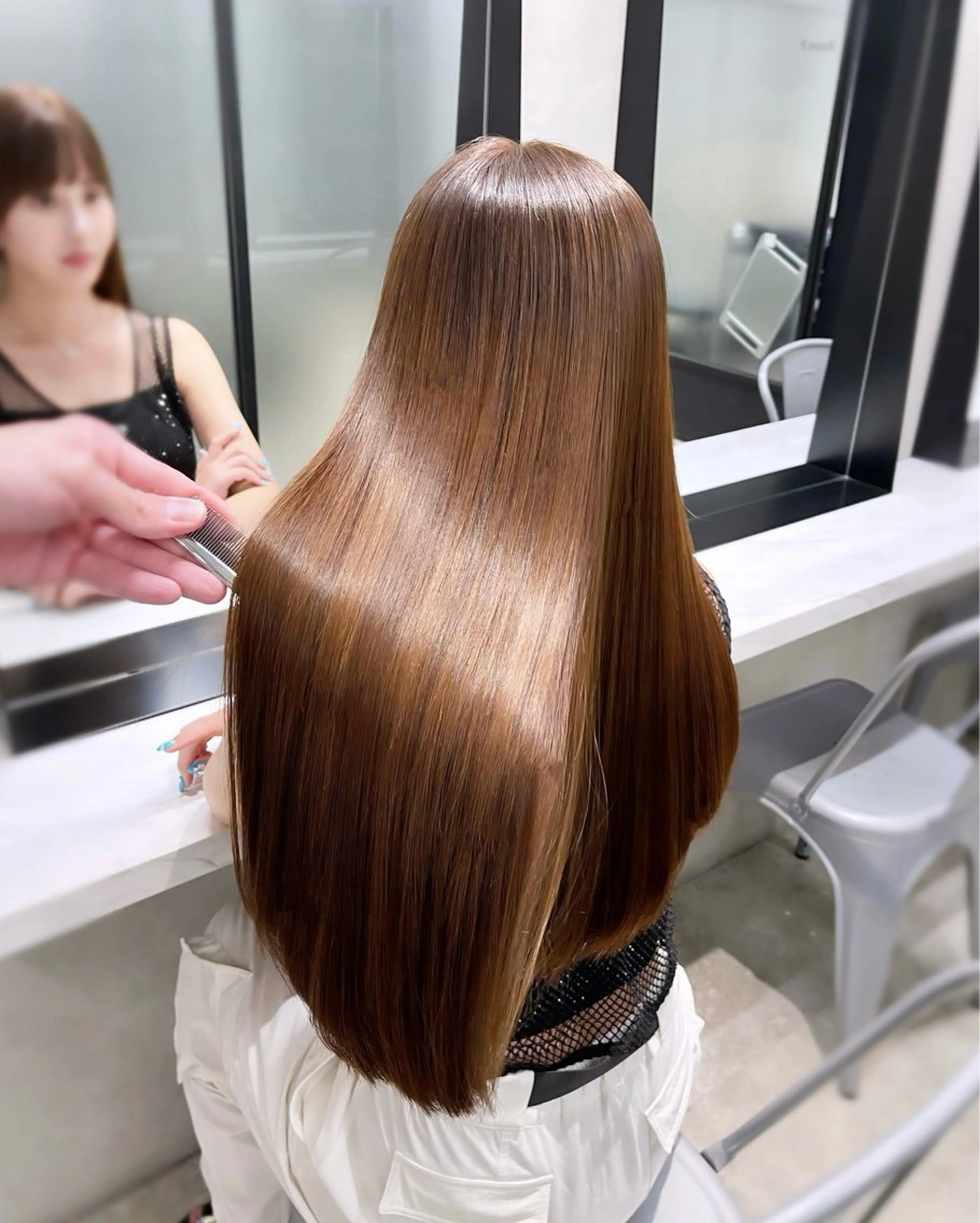 カット トリートメント 韓国レイヤーカット 髪質改善▫️水野有真のヘアスタイル