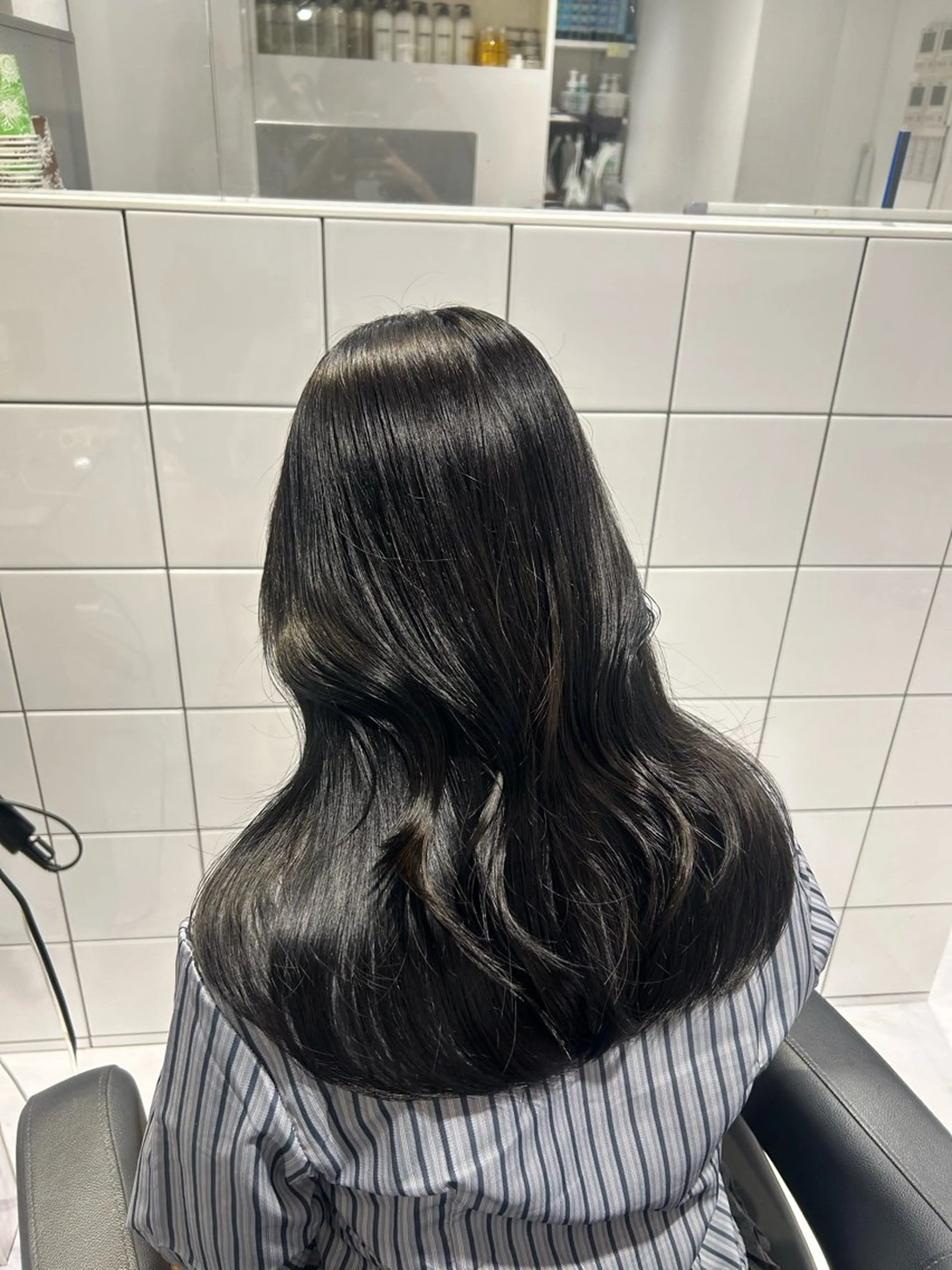 ロング カラー ヘアカラー トリートメント 表参道/透明感カラー /暗髪/ジュキヤのヘアスタイル
