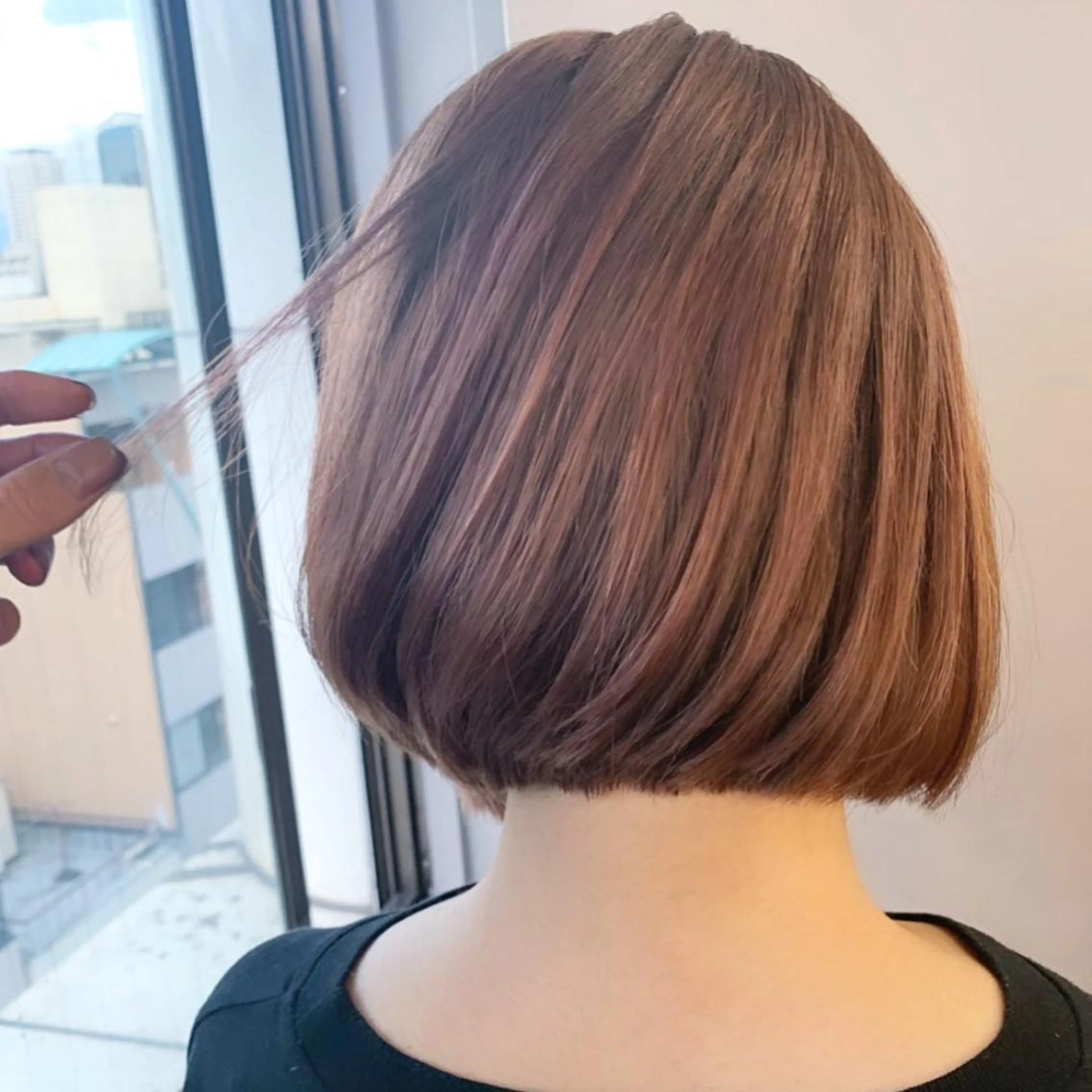ショート カラー カット ヘアカラー トリートメント 豊浦 翔太のヘアスタイル