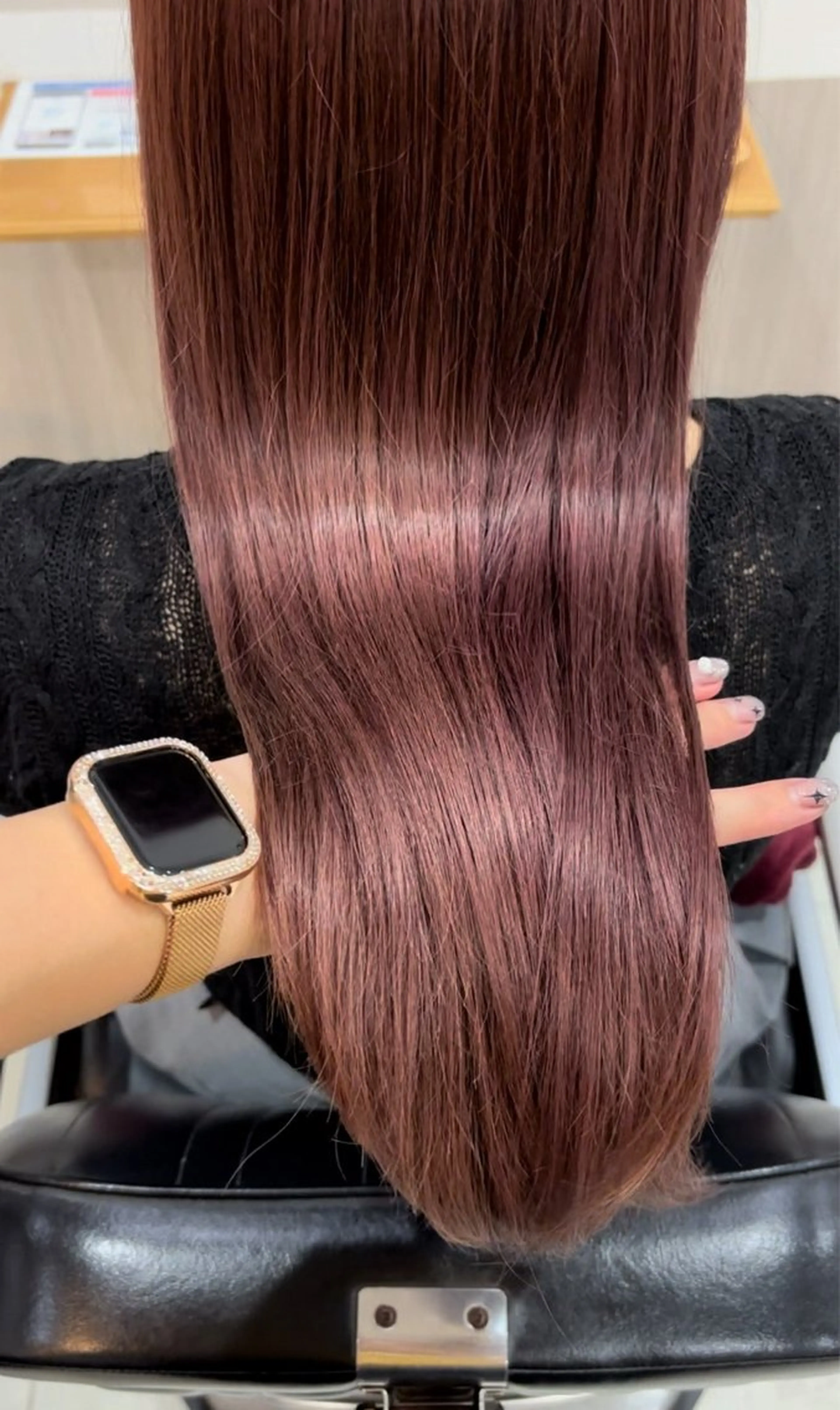 ロング カラー 生尾 虹水のヘアスタイル