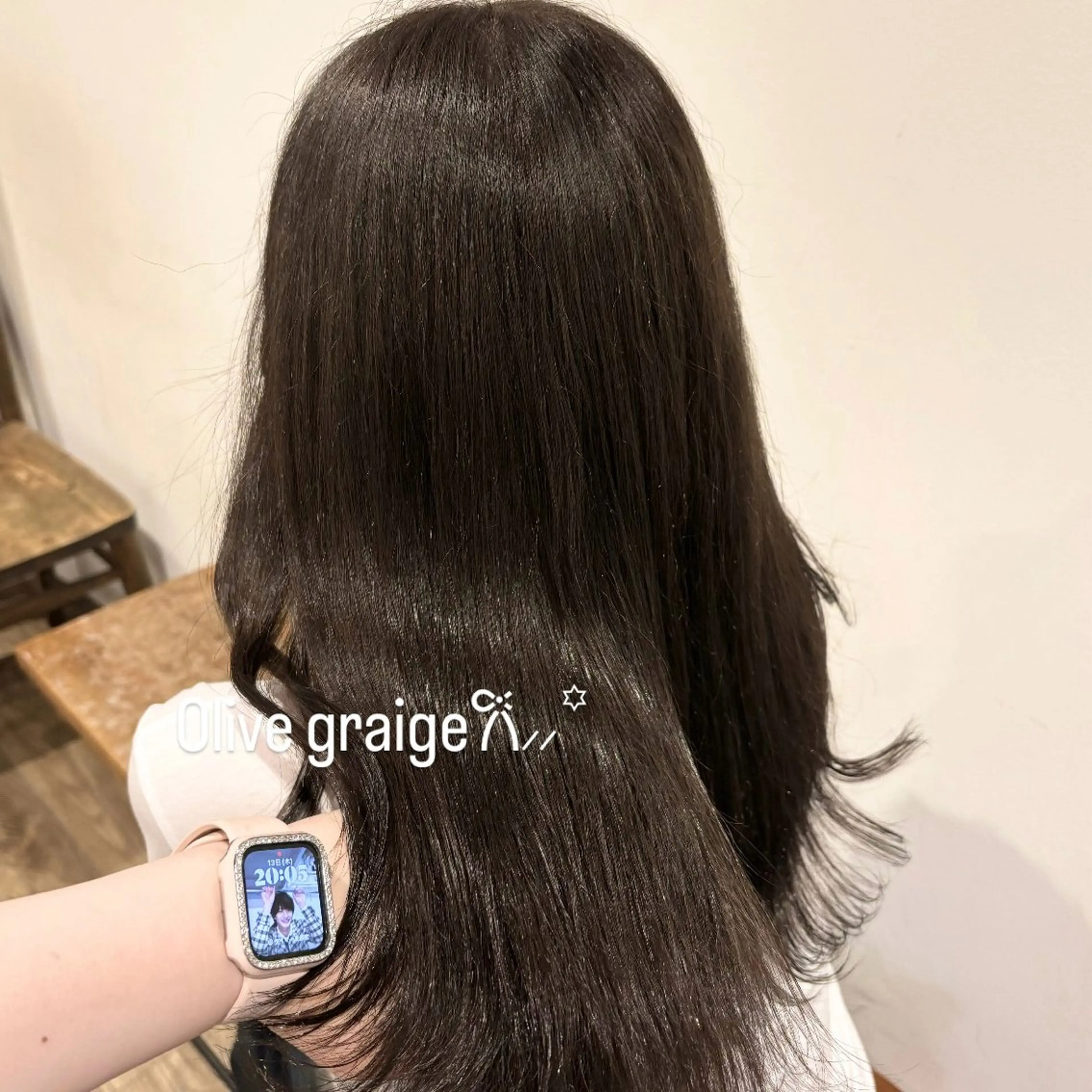 ロング カラー 透明感カラー miku୨୧˖* 透明感モテカラーのヘアスタイル
