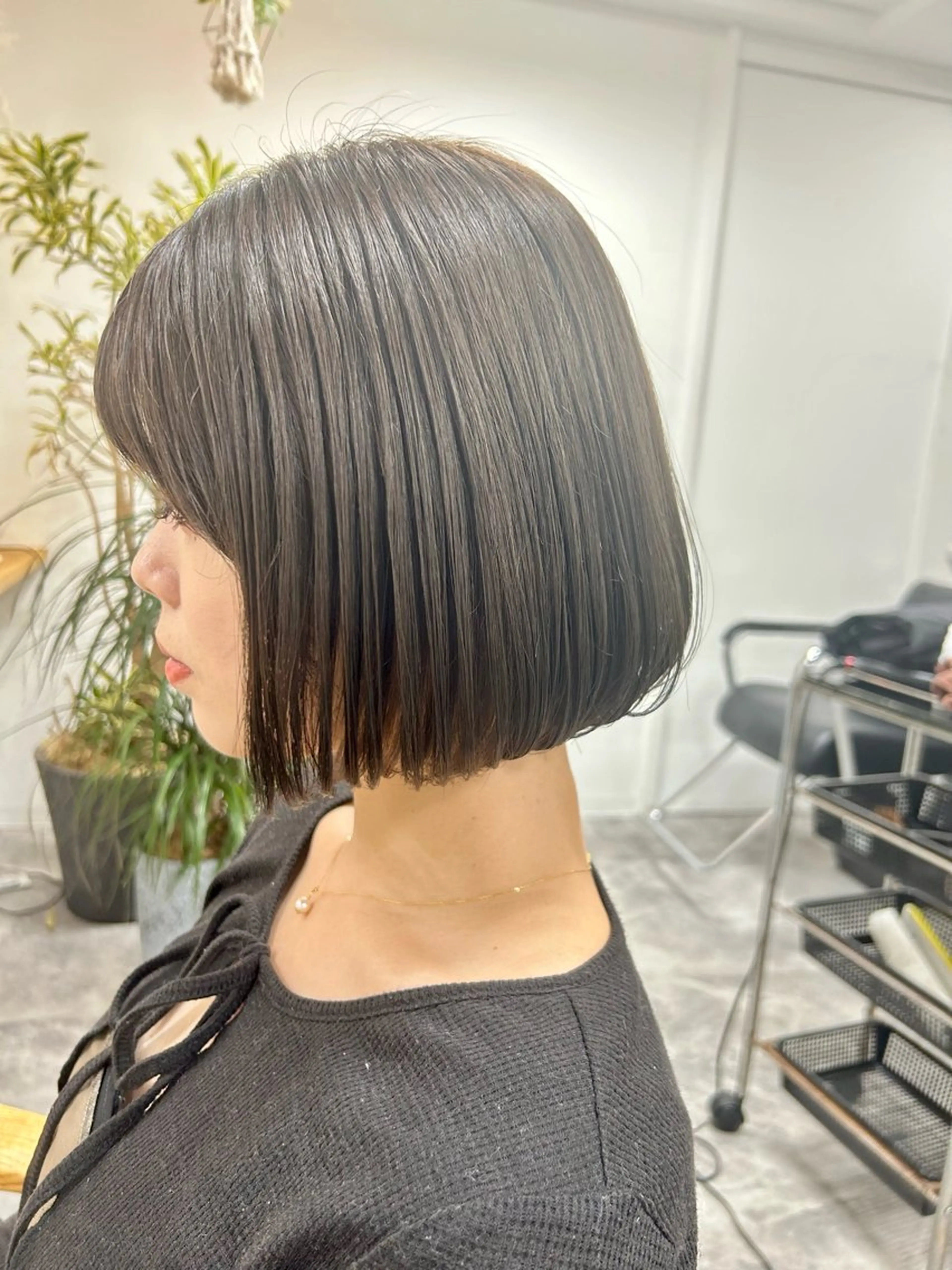ショート カット ヘアカラー トリートメント グレージュ 小林　遼のヘアスタイル