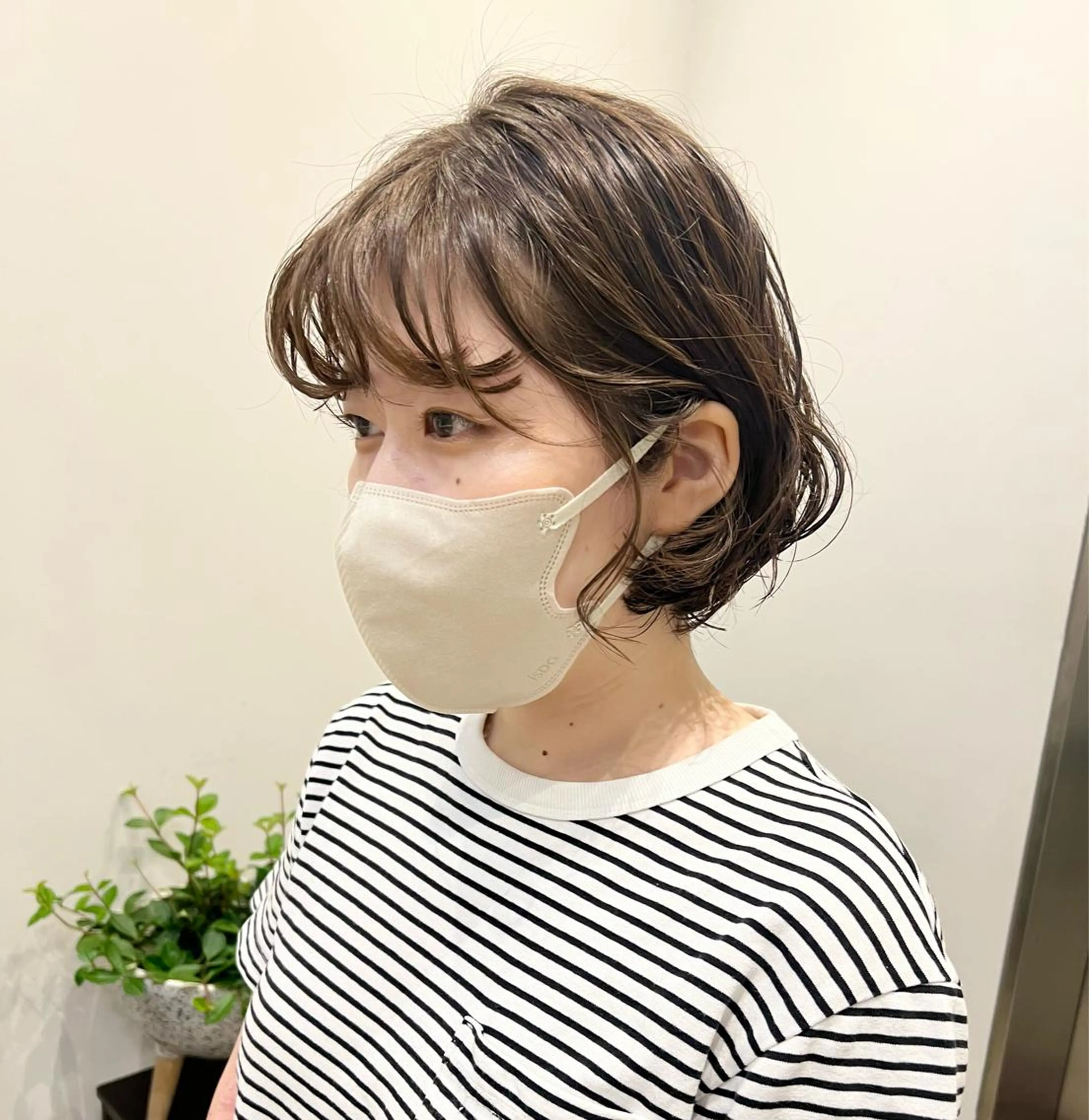 ショート パーマ パーマ 吉川 陽菜のヘアスタイル