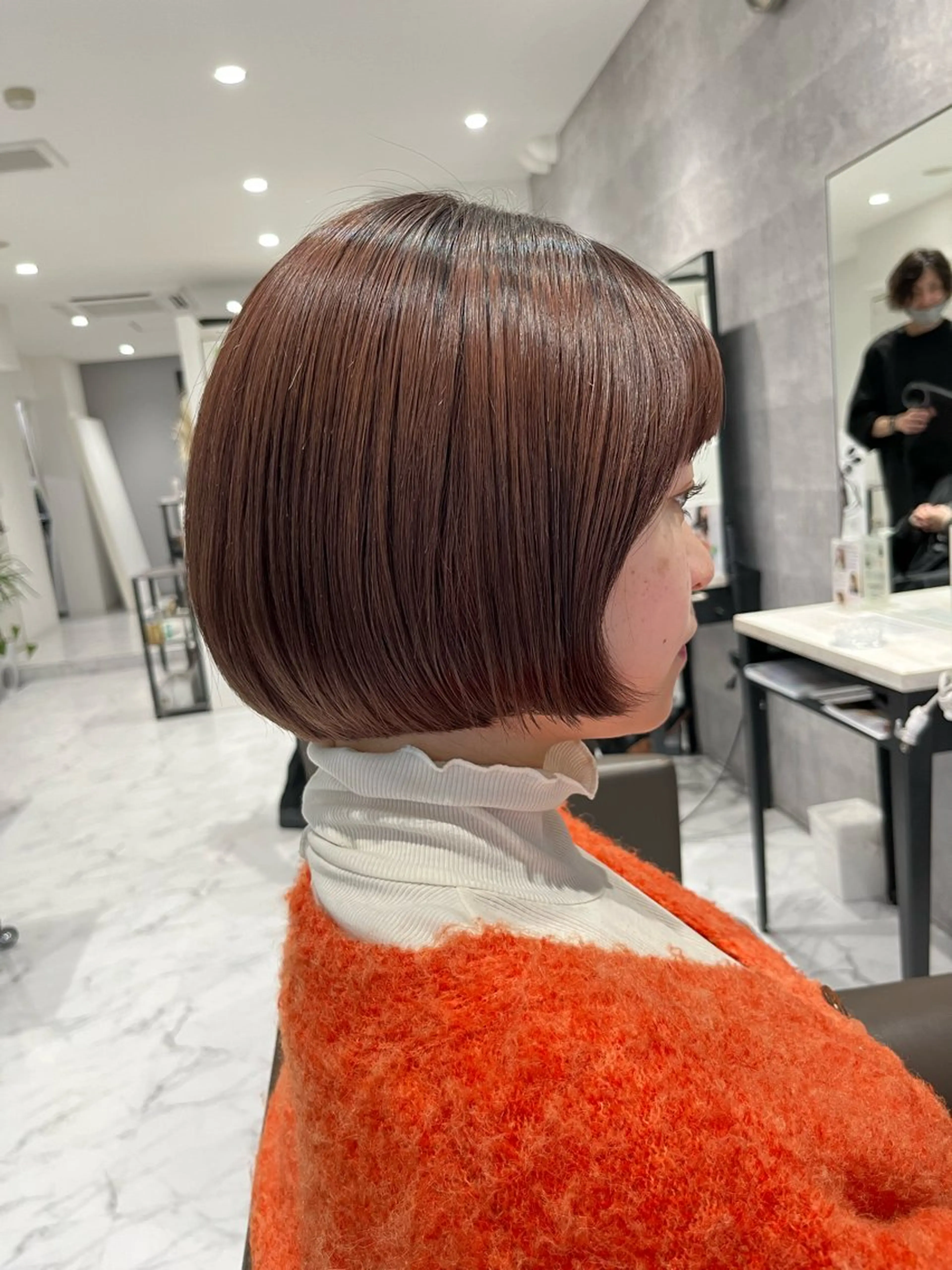 ショート カラー カット ヘアカラー トリートメント 坂本 理輝のヘアスタイル