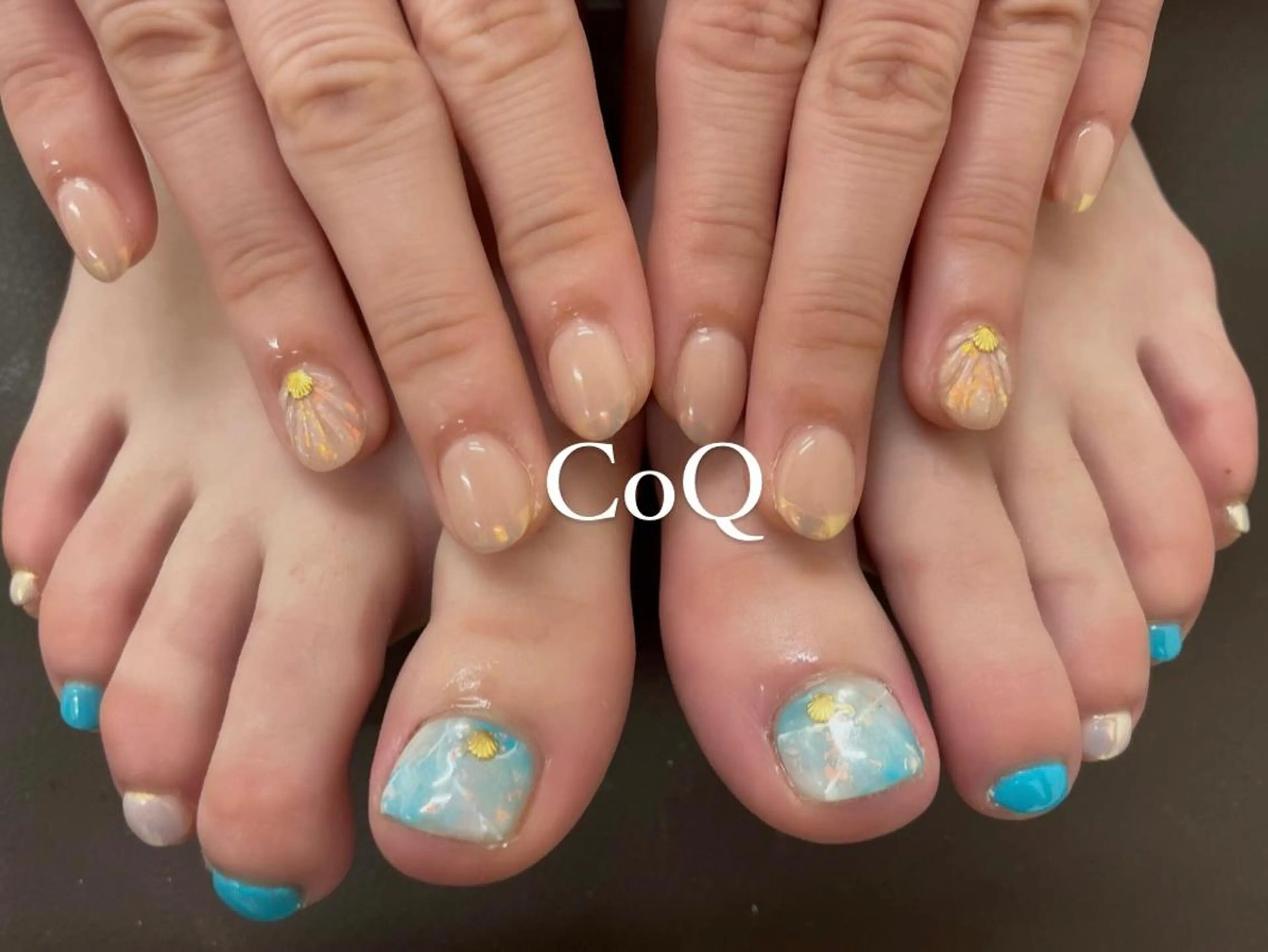 ネイル オーロラネイル nail salon  Aym所属・nail salon Aymのネイルデザイン